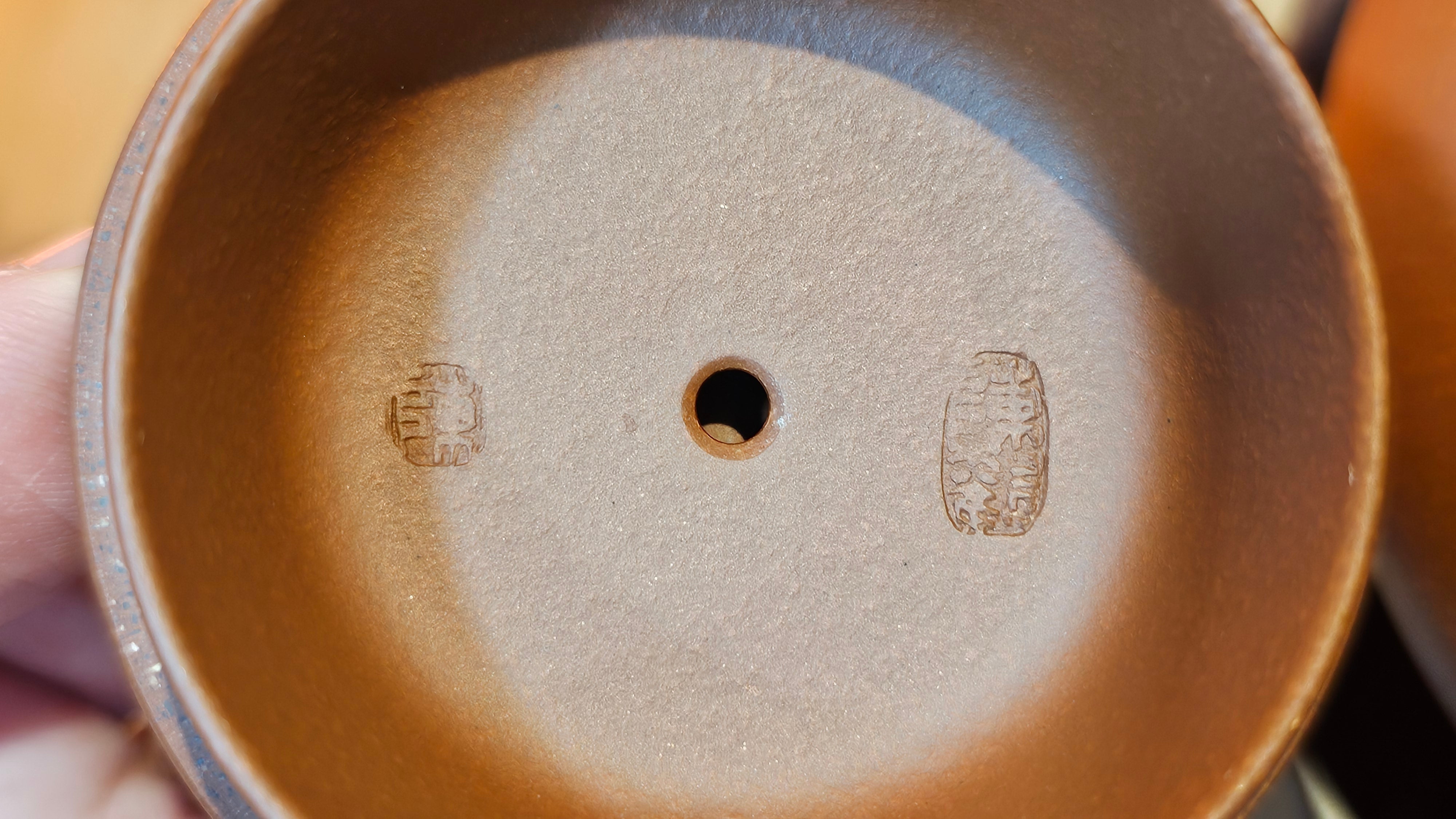 Shuo Piao 硕瓢, 227.5ml, Zi Ni 紫泥, by our Collaborative Craftsman Chen Huan 陈欢 ~ Congratulations to Ms Z., 0030hrs 11th June 2025, Hoboken, NJ.