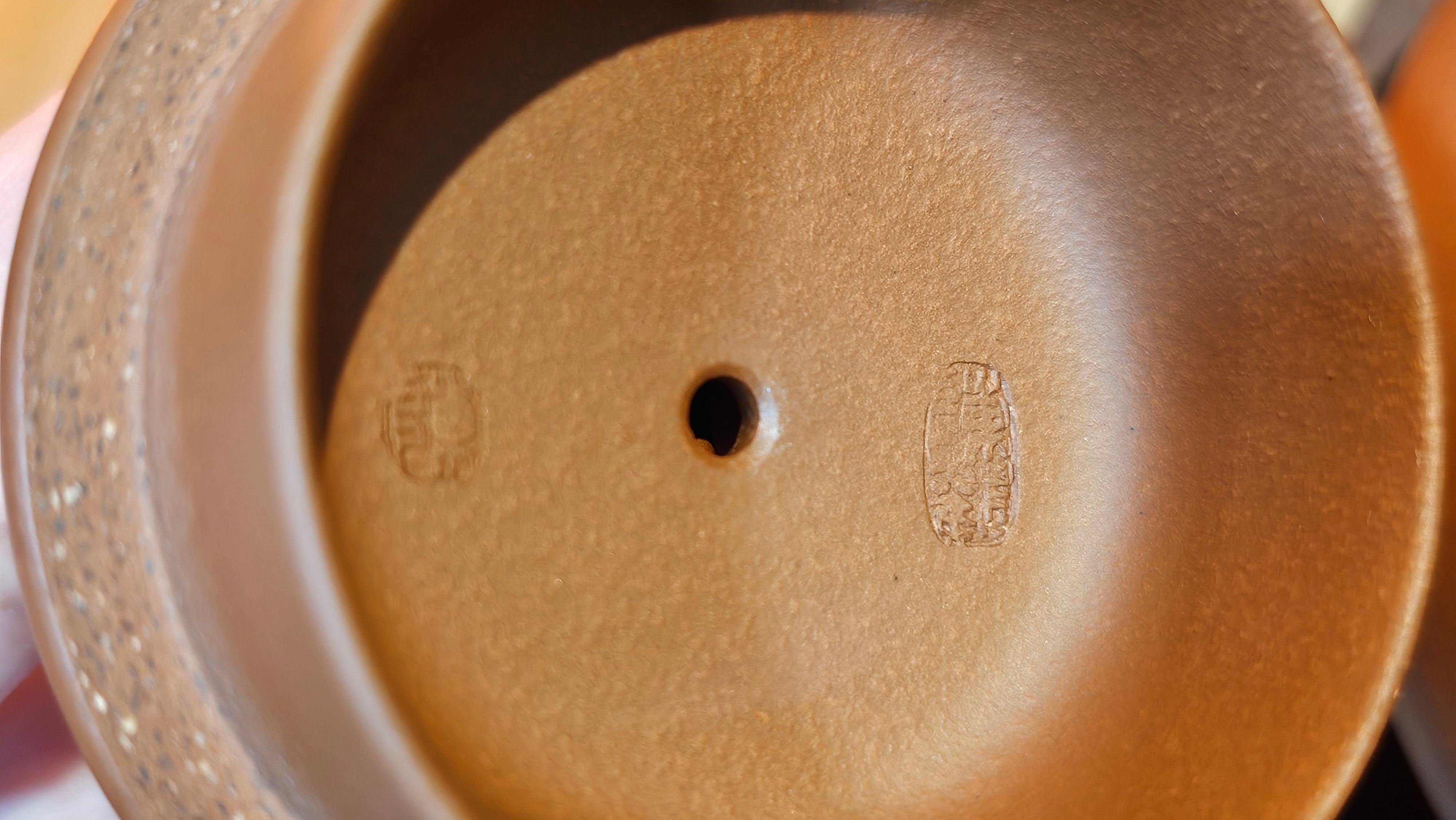 Shuo Piao 硕瓢, 227.5ml, Zi Ni 紫泥, by our Collaborative Craftsman Chen Huan 陈欢 ~ Congratulations to Ms Z., 0030hrs 11th June 2025, Hoboken, NJ.