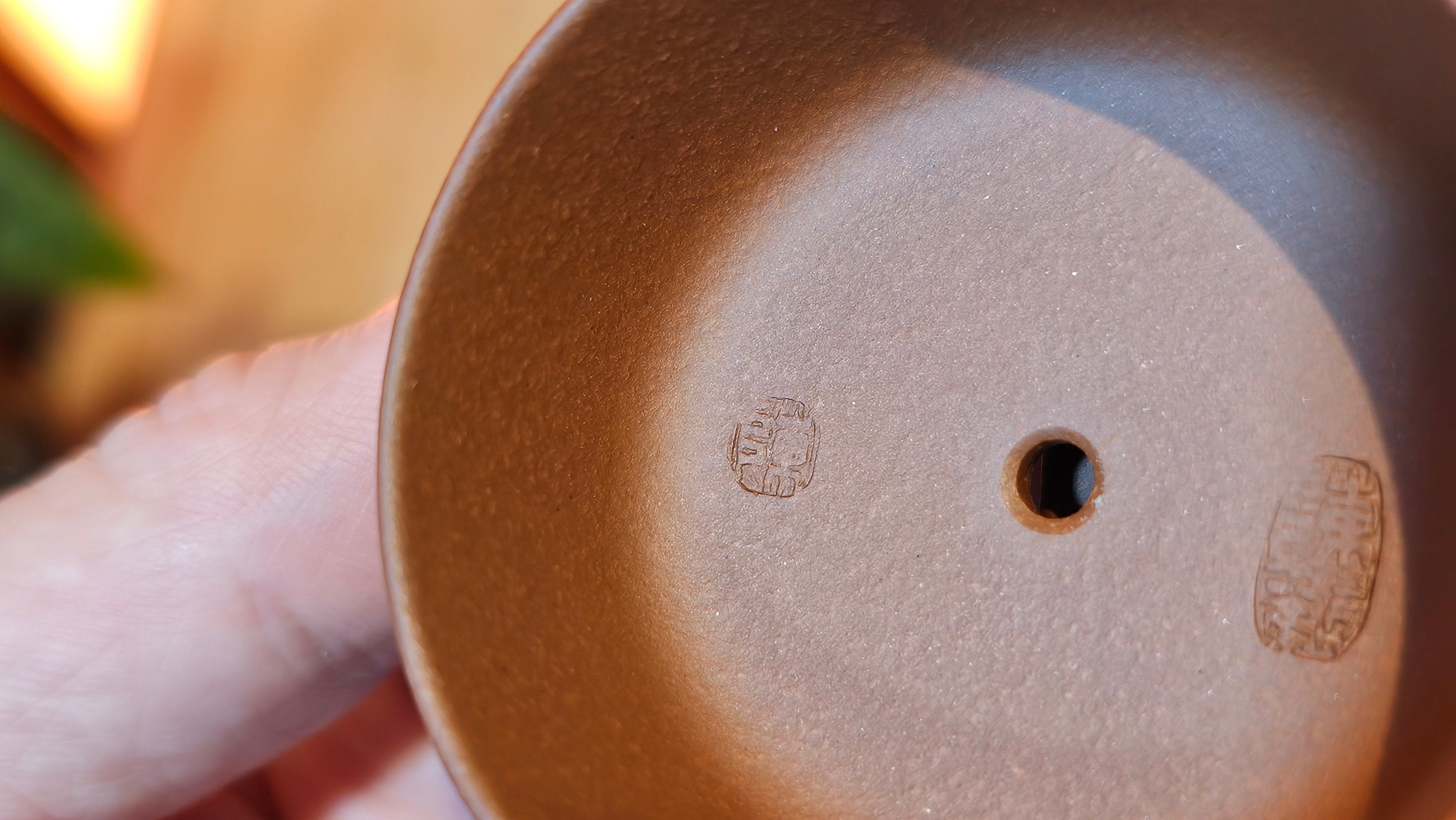 Shuo Piao 硕瓢, 227.5ml, Zi Ni 紫泥, by our Collaborative Craftsman Chen Huan 陈欢 ~ Congratulations to Ms Z., 0030hrs 11th June 2025, Hoboken, NJ.