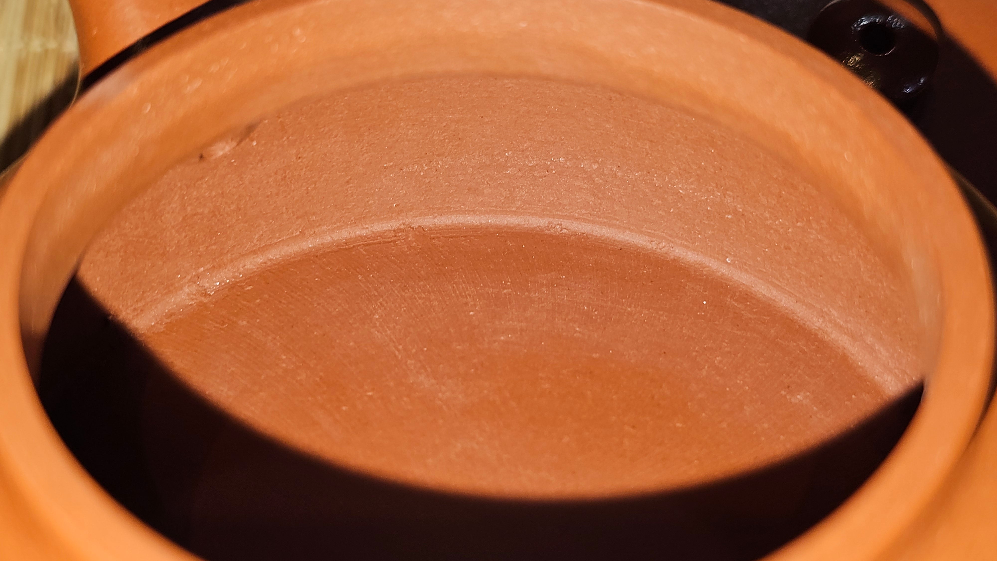 De Zhong 德钟 (Ai De Zhong 矮德钟), 122.3ml, Xiao Mei Yao Zhu Ni 小煤窑朱泥,  by Craftsman Shi Yun 石芸 ~ Congratulations to Mr G., 1314hrs 10th June 2025, Los Angeles, CA.