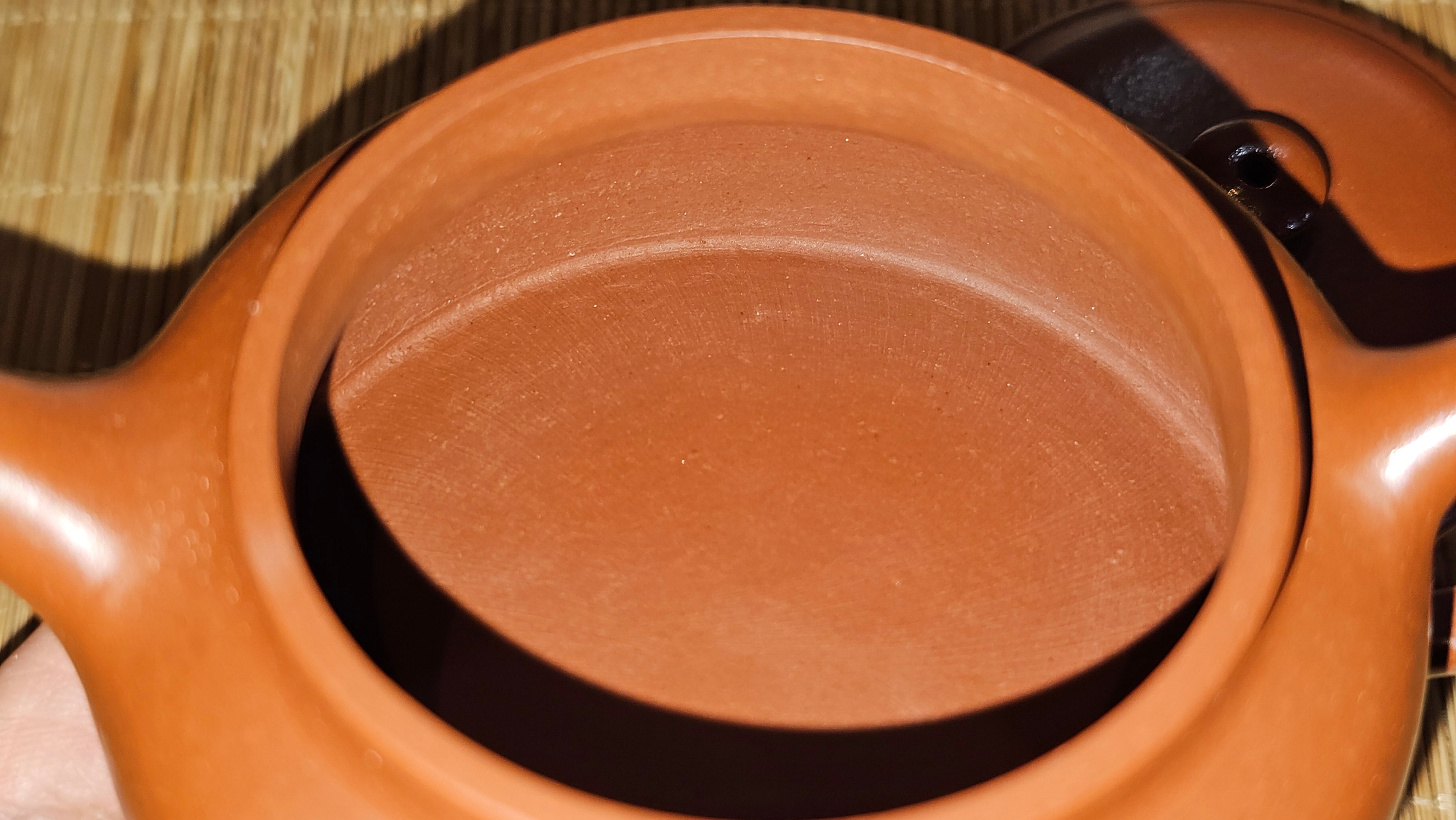 De Zhong 德钟 (Ai De Zhong 矮德钟), 122.3ml, Xiao Mei Yao Zhu Ni 小煤窑朱泥,  by Craftsman Shi Yun 石芸 ~ Congratulations to Mr G., 1314hrs 10th June 2025, Los Angeles, CA.