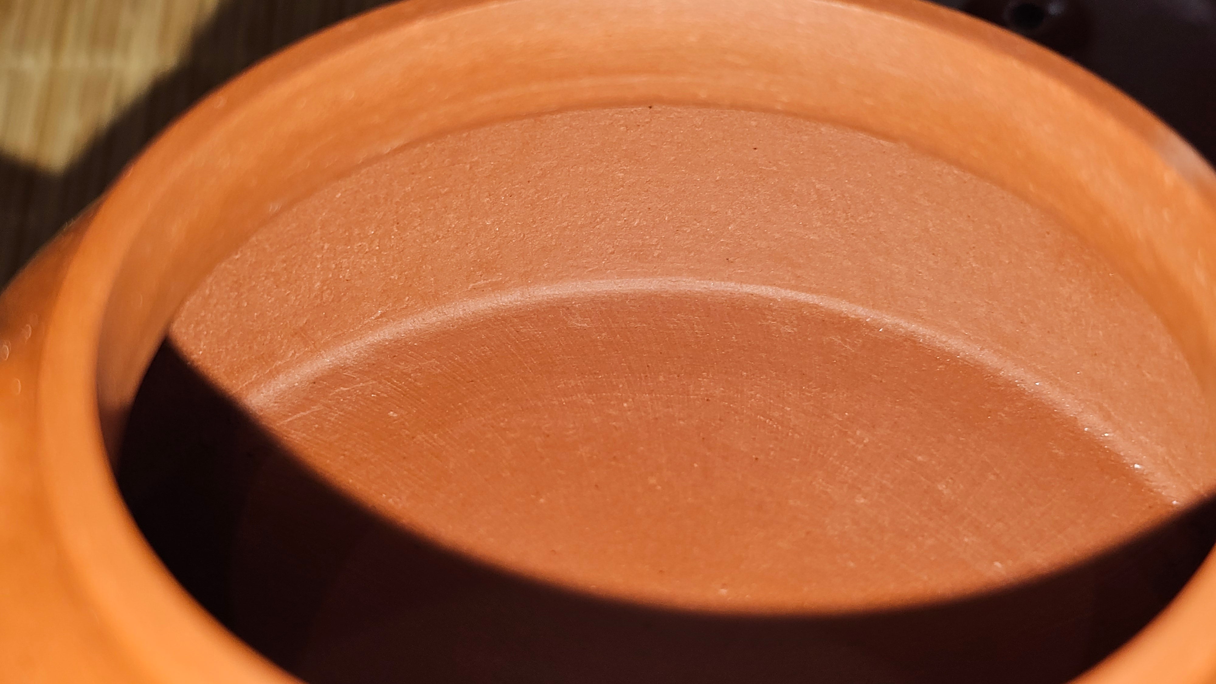 De Zhong 德钟 (Ai De Zhong 矮德钟), 122.3ml, Xiao Mei Yao Zhu Ni 小煤窑朱泥,  by Craftsman Shi Yun 石芸 ~ Congratulations to Mr G., 1314hrs 10th June 2025, Los Angeles, CA.