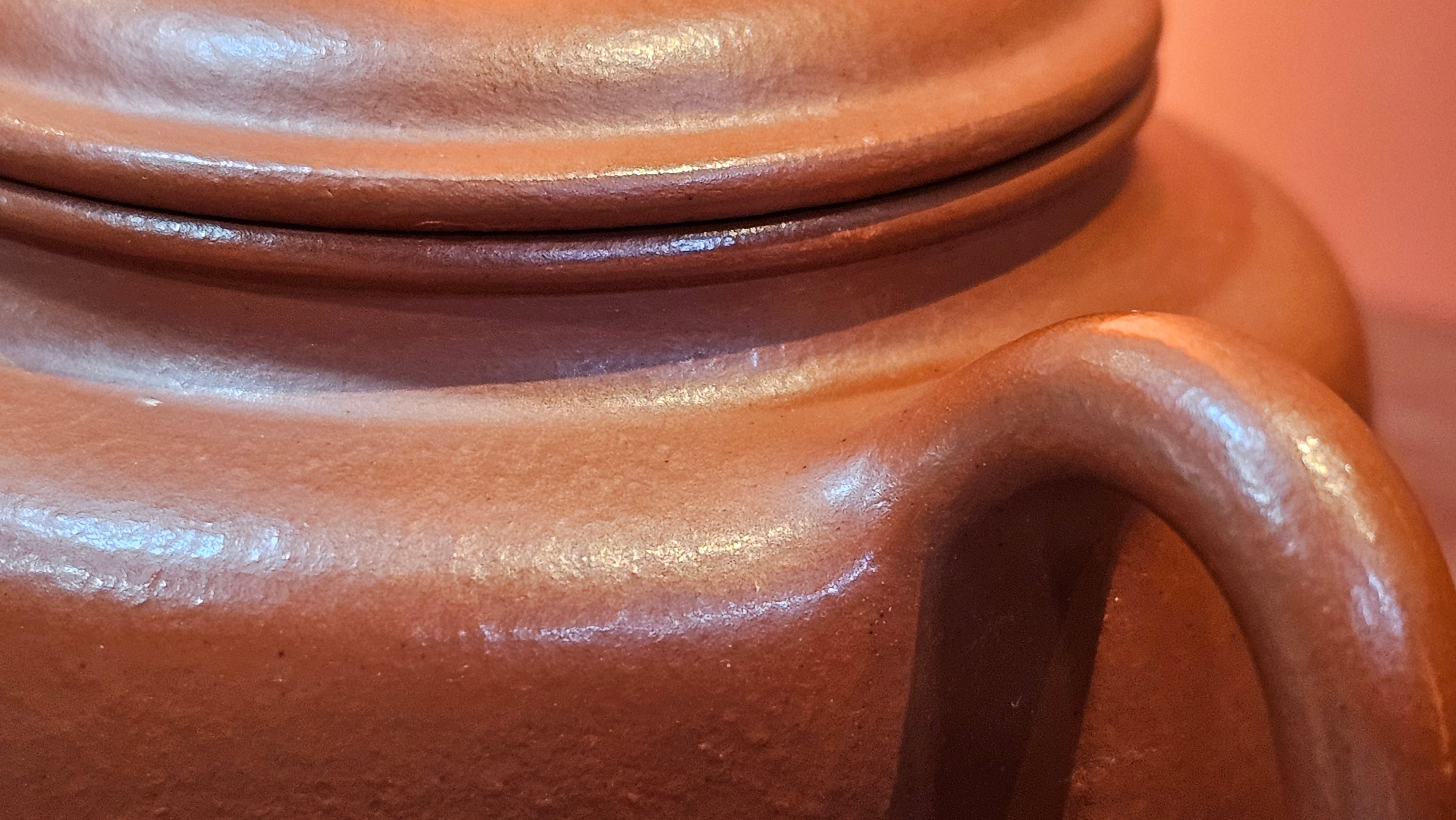 De Zhong 德钟 (Ai De Zhong 矮德钟), 122.3ml, Xiao Mei Yao Zhu Ni 小煤窑朱泥,  by Craftsman Shi Yun 石芸 ~ Congratulations to Mr G., 1314hrs 10th June 2025, Los Angeles, CA.