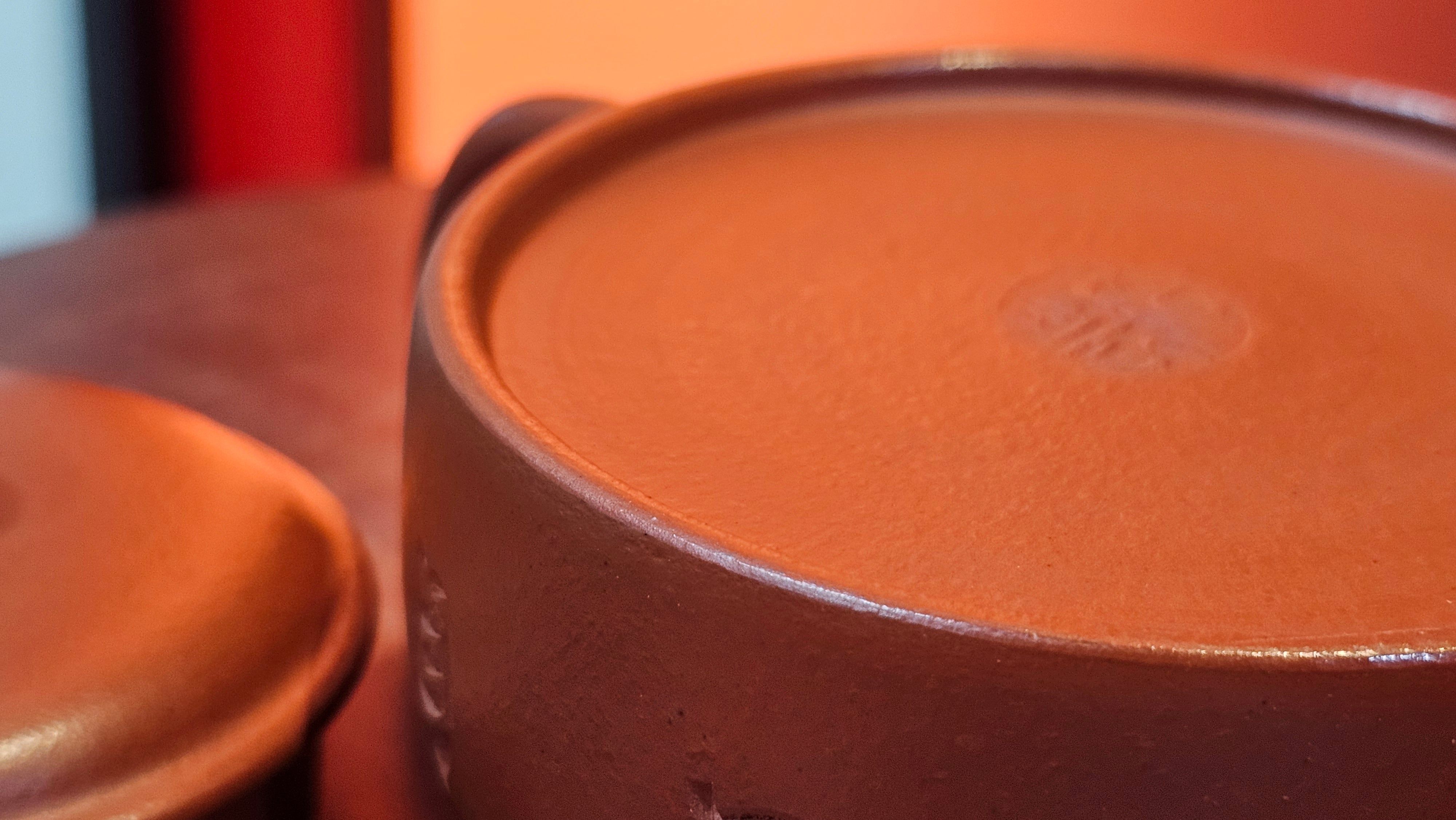 De Zhong 德钟 (Ai De Zhong 矮德钟), 122.3ml, Xiao Mei Yao Zhu Ni 小煤窑朱泥,  by Craftsman Shi Yun 石芸 ~ Congratulations to Mr G., 1314hrs 10th June 2025, Los Angeles, CA.