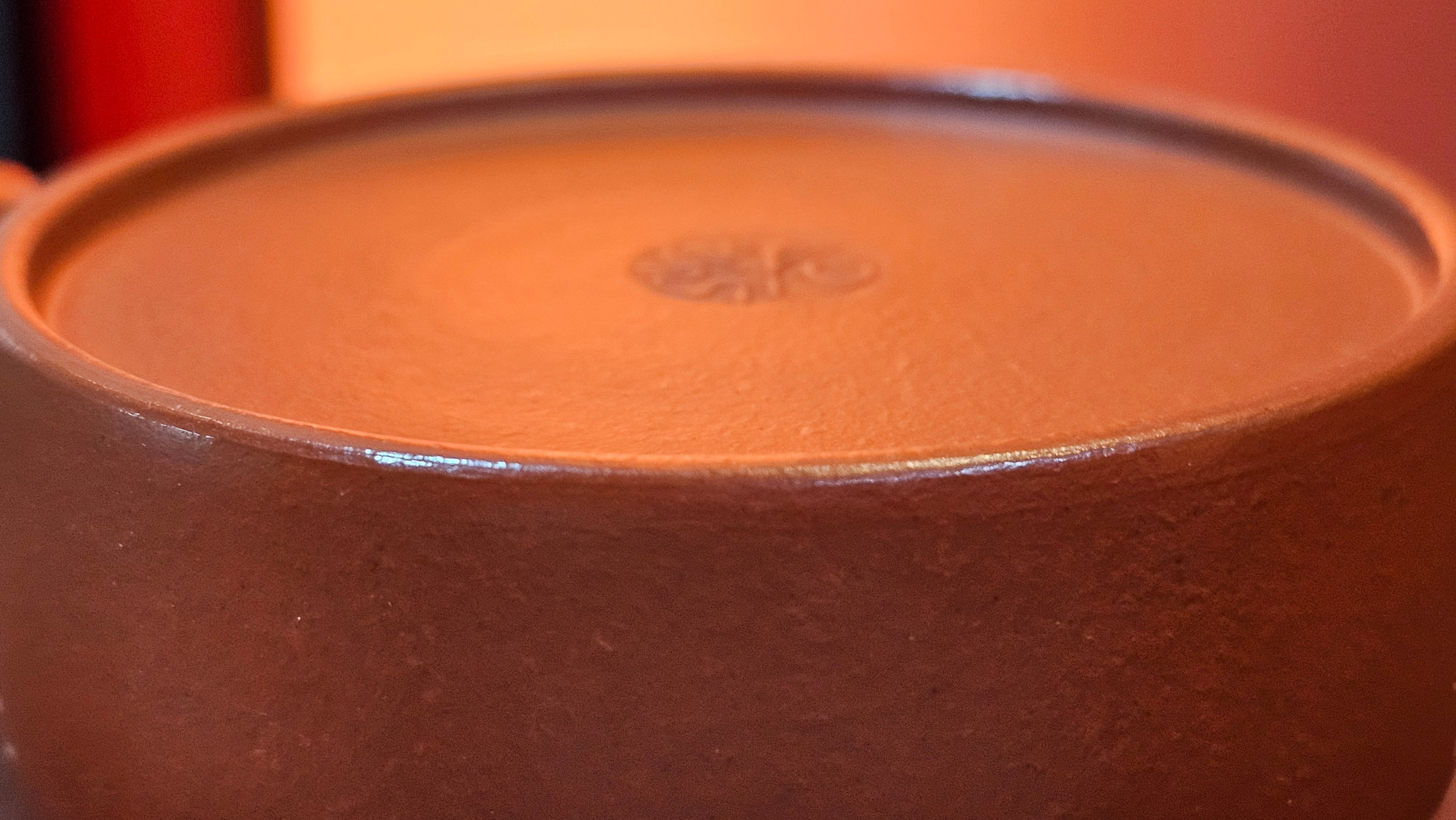 De Zhong 德钟 (Ai De Zhong 矮德钟), 122.3ml, Xiao Mei Yao Zhu Ni 小煤窑朱泥,  by Craftsman Shi Yun 石芸 ~ Congratulations to Mr G., 1314hrs 10th June 2025, Los Angeles, CA.