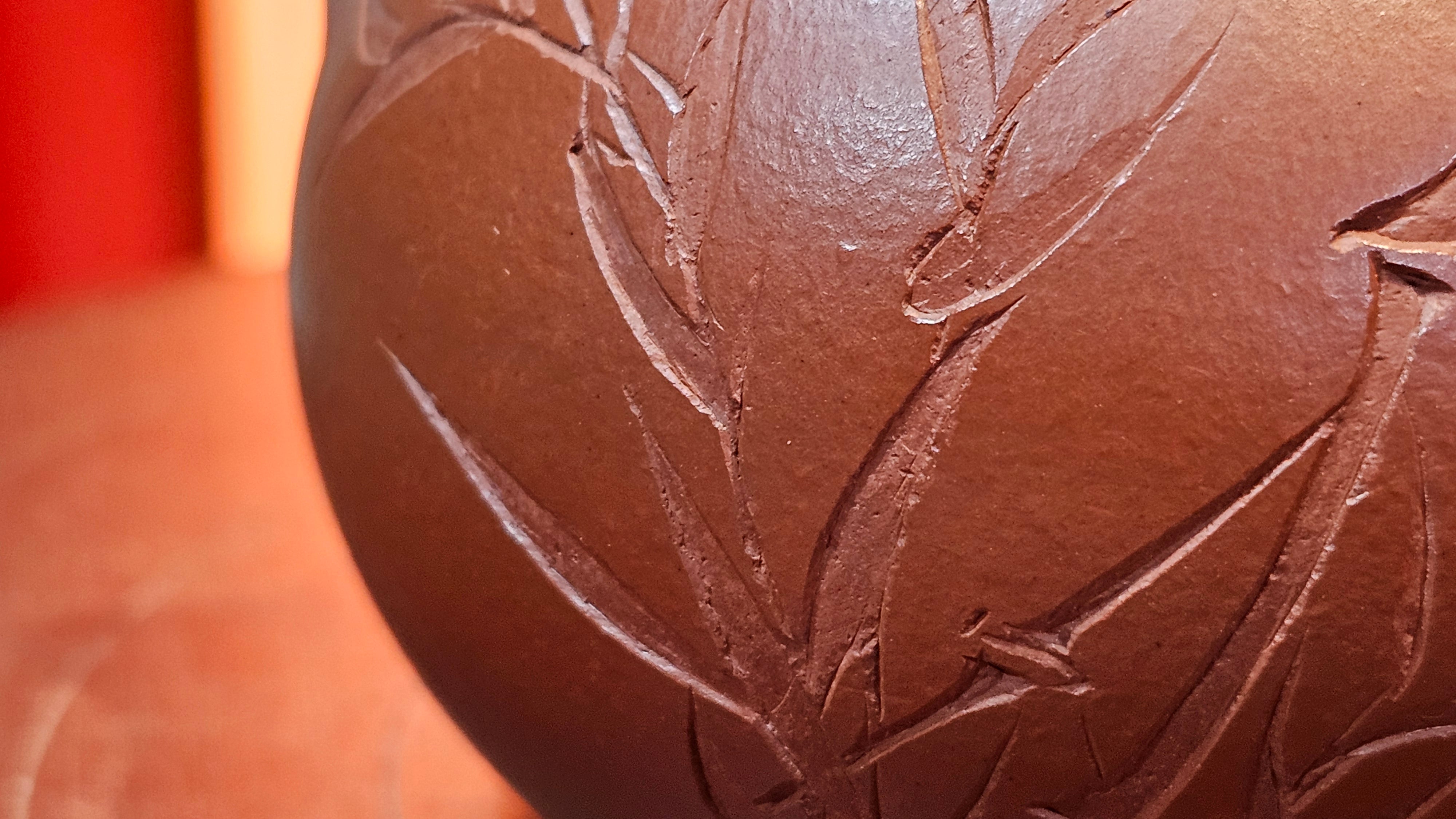 Xi Shi 西施 with Bamboo Engraving 竹刻绘, 171.3ml, Xiao Mei Yao Zhu Ni 小煤窑朱泥, by Collaborative Craftsman Zhai Yi Yao 翟一耀 and Craftsman Yi De Shu 一德书  ~ Congratulations to Mr PW., 1358hrs 12th June 2025, Kraków, Poland 🇵🇱.