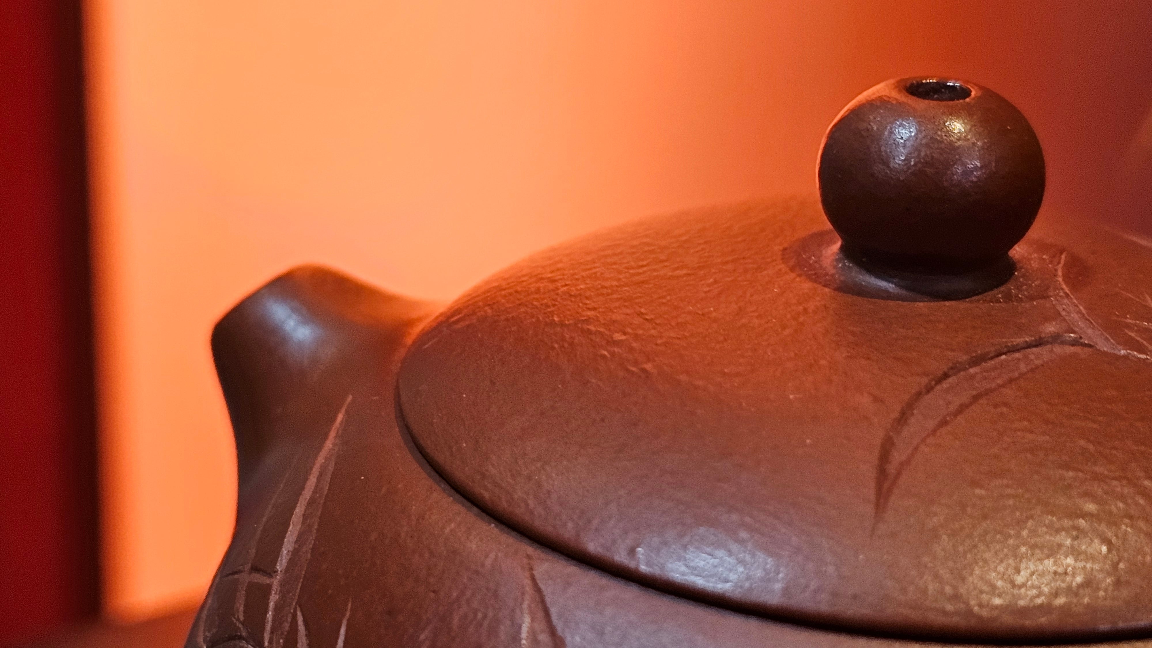 Xi Shi 西施 with Bamboo Engraving 竹刻绘, 171.3ml, Xiao Mei Yao Zhu Ni 小煤窑朱泥, by Collaborative Craftsman Zhai Yi Yao 翟一耀 and Craftsman Yi De Shu 一德书  ~ Congratulations to Mr PW., 1358hrs 12th June 2025, Kraków, Poland 🇵🇱.