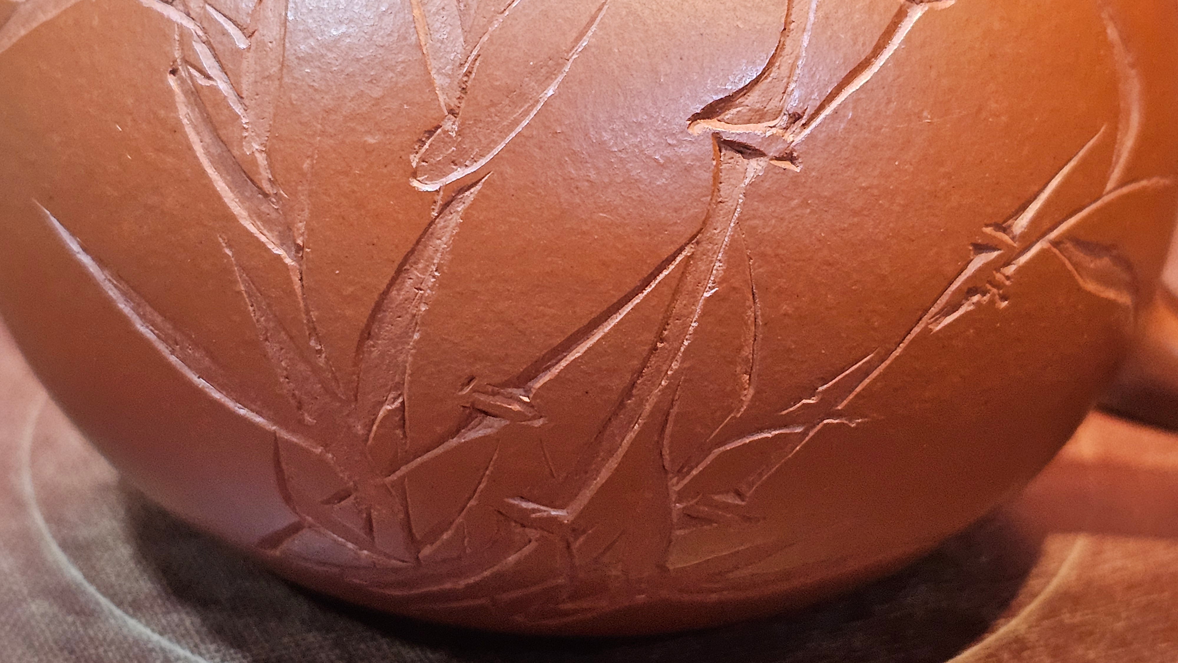 Xi Shi 西施 with Bamboo Engraving 竹刻绘, 171.3ml, Xiao Mei Yao Zhu Ni 小煤窑朱泥, by Collaborative Craftsman Zhai Yi Yao 翟一耀 and Craftsman Yi De Shu 一德书  ~ Congratulations to Mr PW., 1358hrs 12th June 2025, Kraków, Poland 🇵🇱.