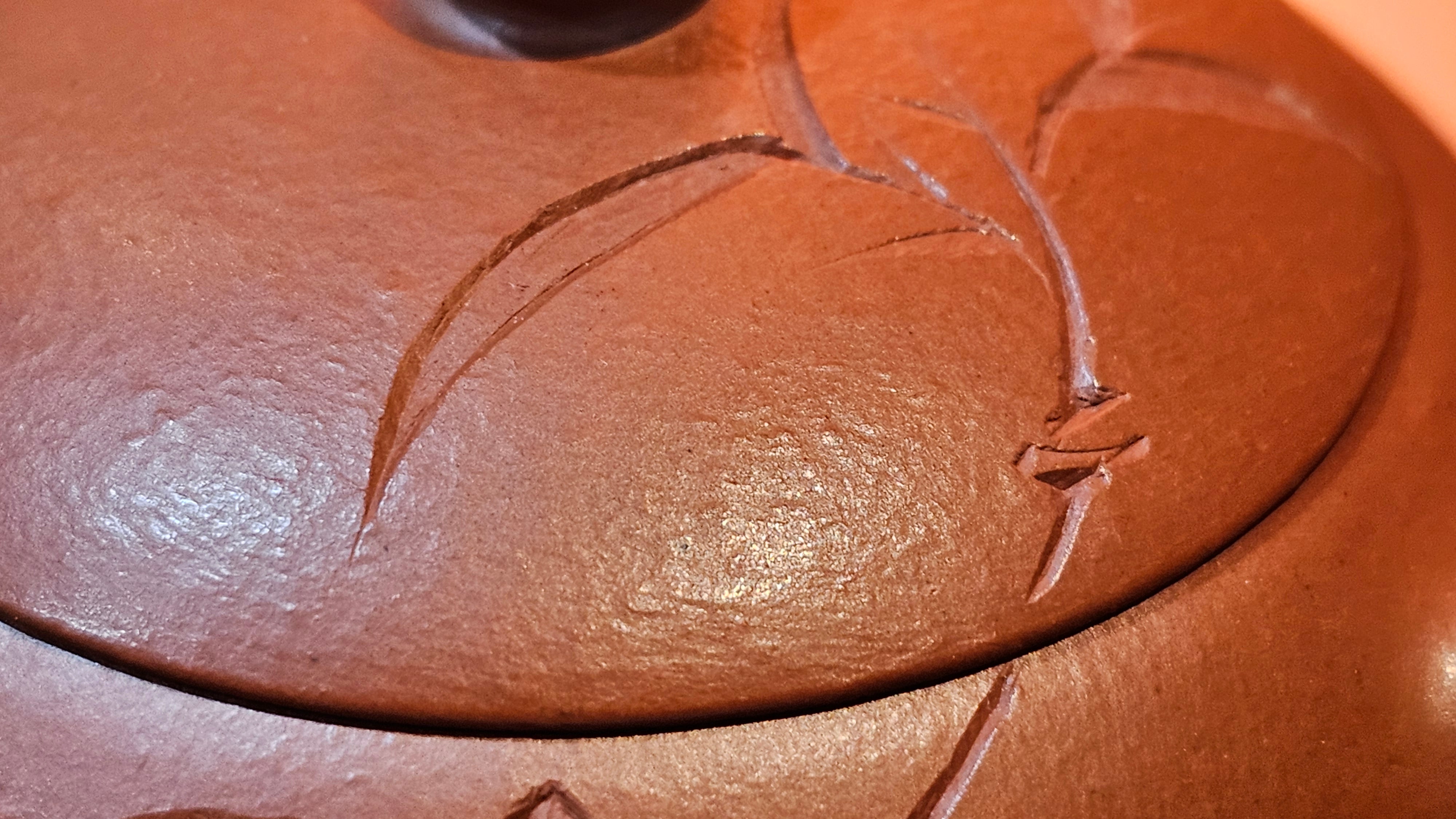 Xi Shi 西施 with Bamboo Engraving 竹刻绘, 171.3ml, Xiao Mei Yao Zhu Ni 小煤窑朱泥, by Collaborative Craftsman Zhai Yi Yao 翟一耀 and Craftsman Yi De Shu 一德书  ~ Congratulations to Mr PW., 1358hrs 12th June 2025, Kraków, Poland 🇵🇱.