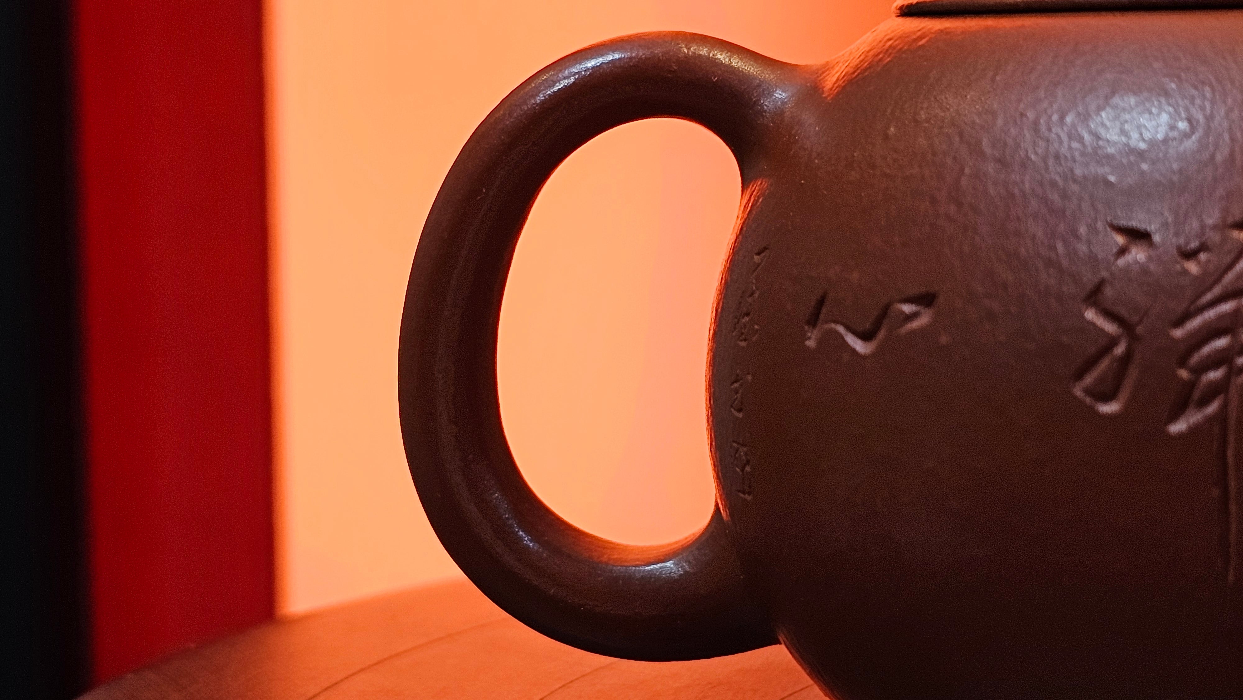 Xi Shi 西施 with Bamboo Engraving 竹刻绘, 171.3ml, Xiao Mei Yao Zhu Ni 小煤窑朱泥, by Collaborative Craftsman Zhai Yi Yao 翟一耀 and Craftsman Yi De Shu 一德书  ~ Congratulations to Mr PW., 1358hrs 12th June 2025, Kraków, Poland 🇵🇱.