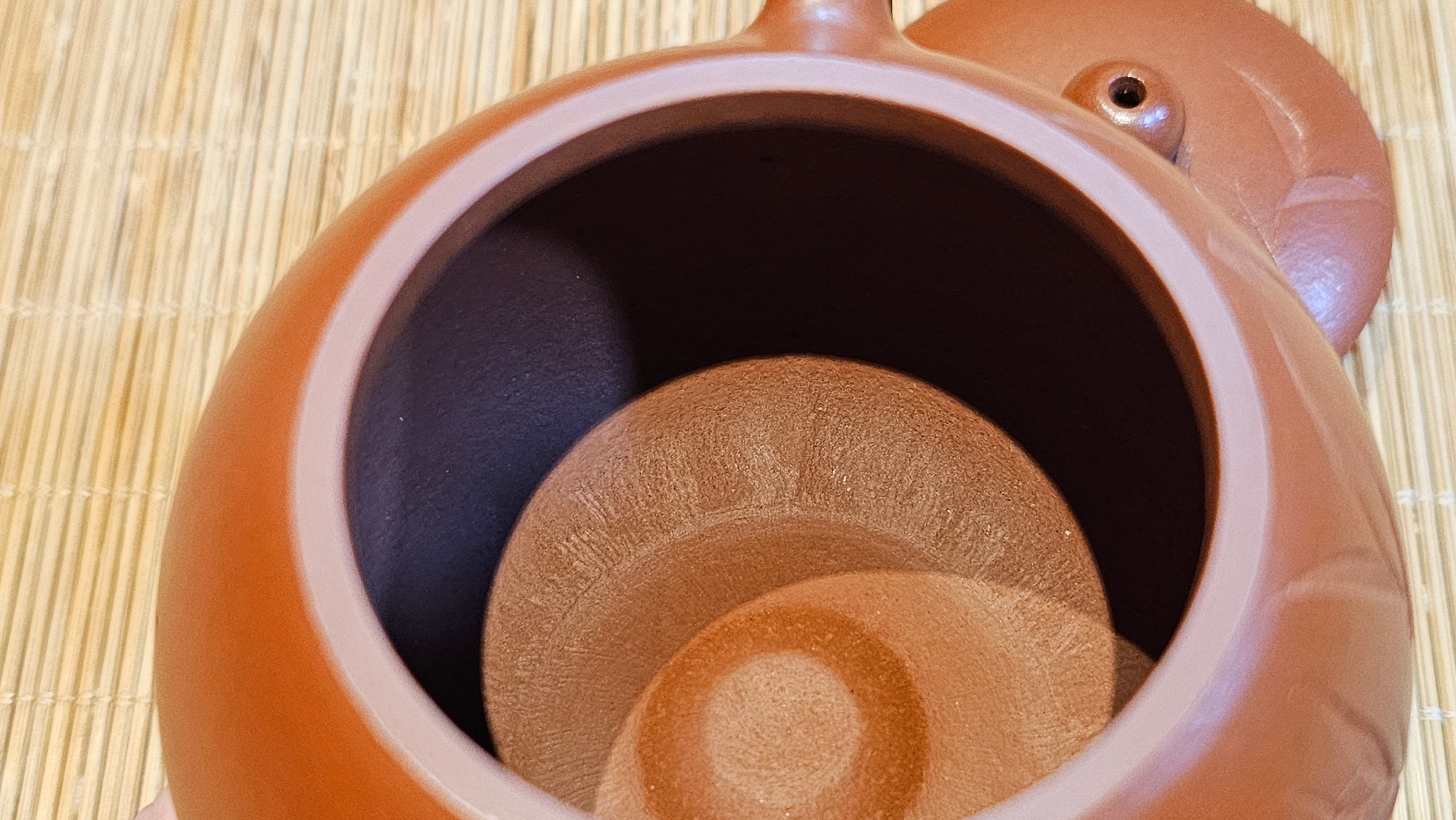 Xi Shi 西施 with Bamboo Engraving 竹刻绘, 171.3ml, Xiao Mei Yao Zhu Ni 小煤窑朱泥, by Collaborative Craftsman Zhai Yi Yao 翟一耀 and Craftsman Yi De Shu 一德书  ~ Congratulations to Mr PW., 1358hrs 12th June 2025, Kraków, Poland 🇵🇱.