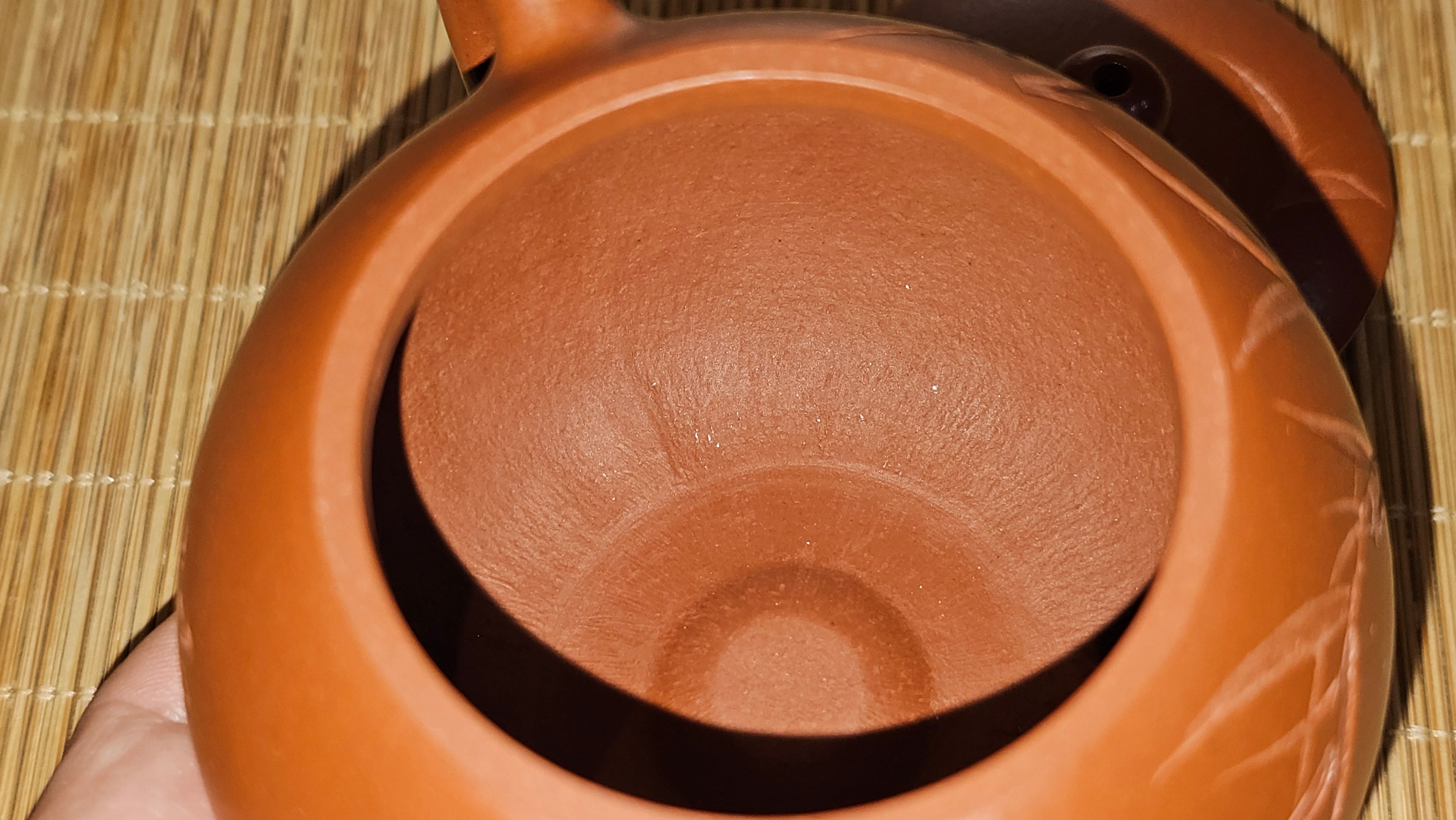 Xi Shi 西施 with Bamboo Engraving 竹刻绘, 171.3ml, Xiao Mei Yao Zhu Ni 小煤窑朱泥, by Collaborative Craftsman Zhai Yi Yao 翟一耀 and Craftsman Yi De Shu 一德书  ~ Congratulations to Mr PW., 1358hrs 12th June 2025, Kraków, Poland 🇵🇱.