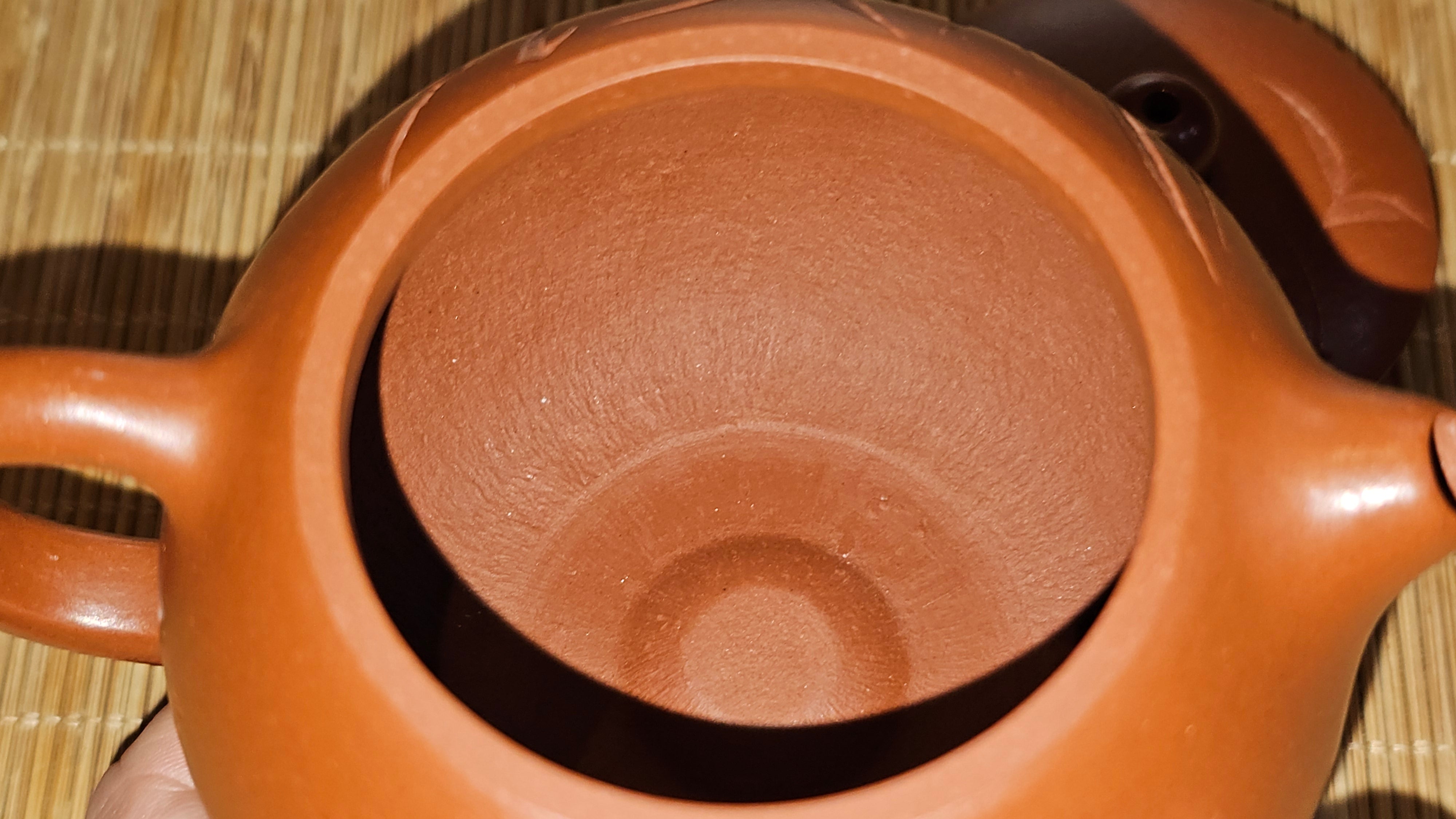 Xi Shi 西施 with Bamboo Engraving 竹刻绘, 171.3ml, Xiao Mei Yao Zhu Ni 小煤窑朱泥, by Collaborative Craftsman Zhai Yi Yao 翟一耀 and Craftsman Yi De Shu 一德书  ~ Congratulations to Mr PW., 1358hrs 12th June 2025, Kraków, Poland 🇵🇱.