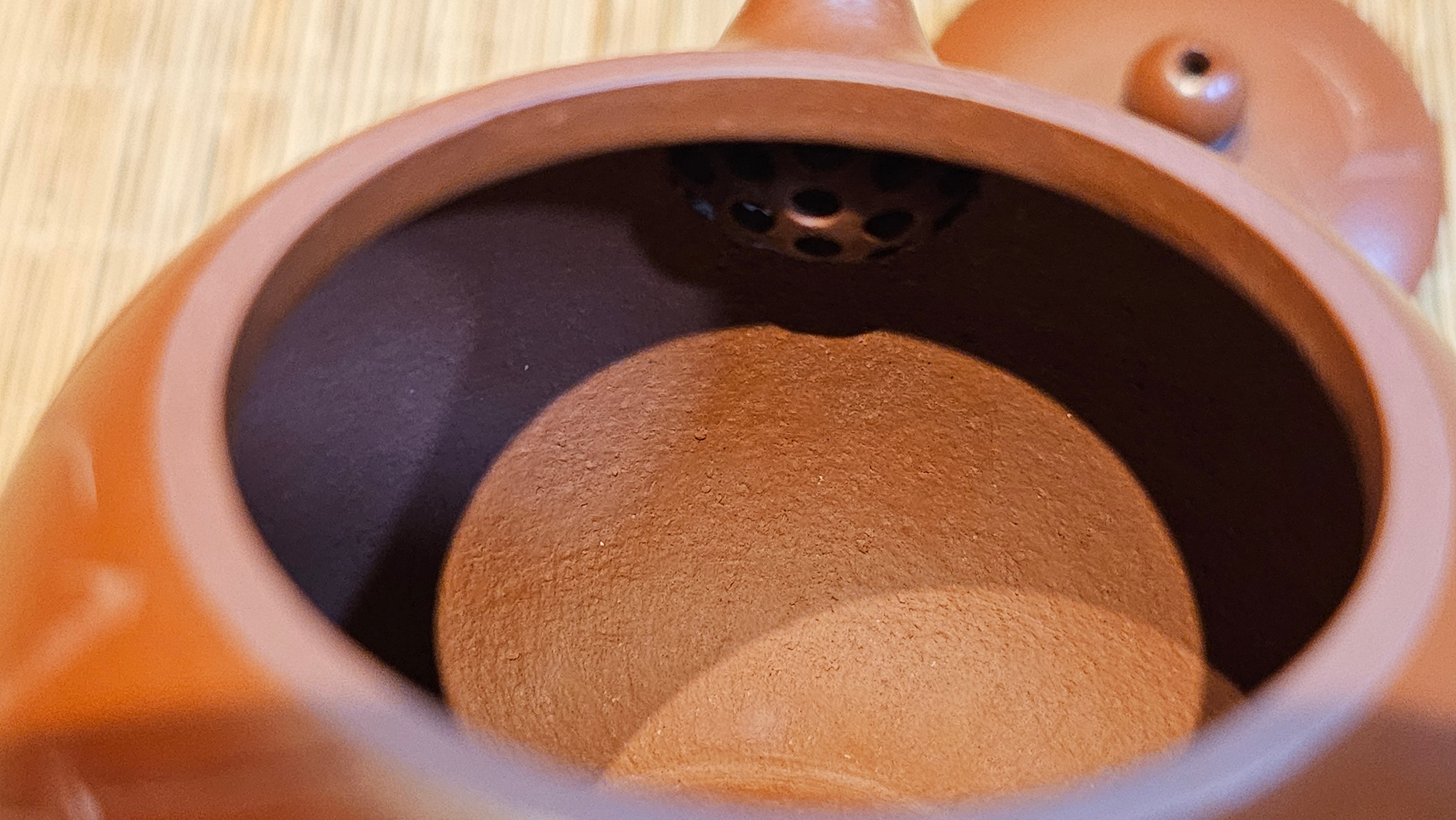 Xi Shi 西施 with Bamboo Engraving 竹刻绘, 171.3ml, Xiao Mei Yao Zhu Ni 小煤窑朱泥, by Collaborative Craftsman Zhai Yi Yao 翟一耀 and Craftsman Yi De Shu 一德书  ~ Congratulations to Mr PW., 1358hrs 12th June 2025, Kraków, Poland 🇵🇱.