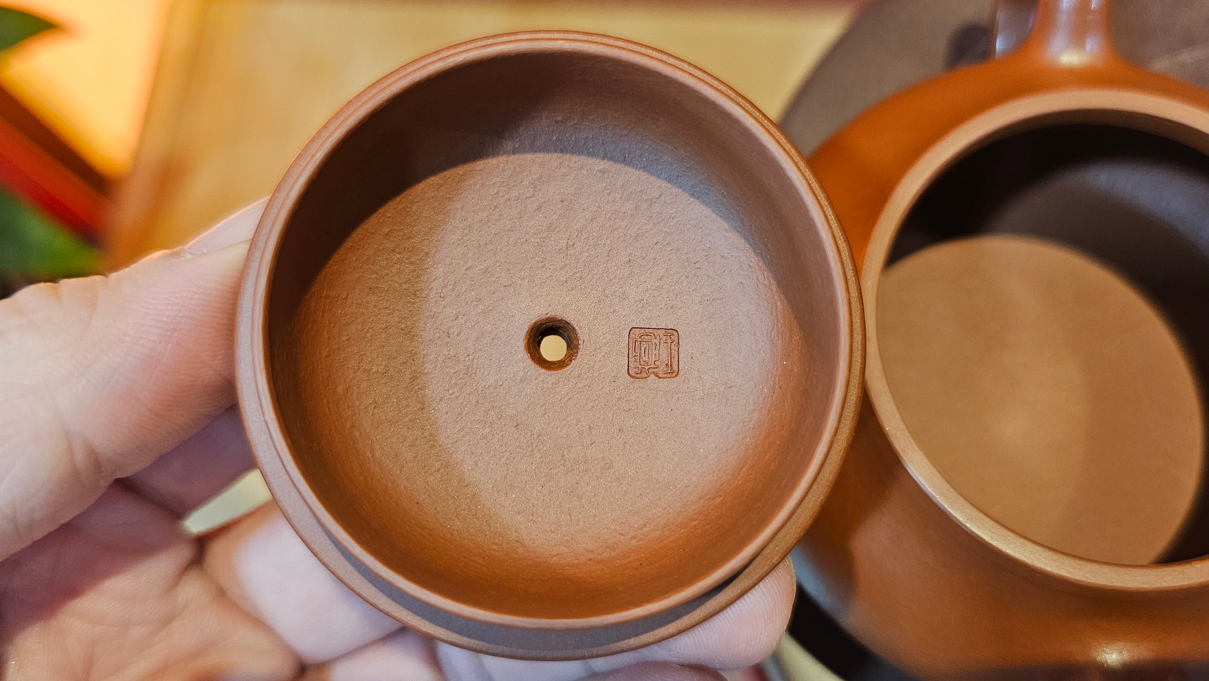 Ming Lu 明炉, 126.3ml, Xiao Mei Yao Zhu Ni 小煤窑朱泥, by our Collaborative Craftsman Wang Xing 王兴 ~ Congratulations to Mr SD., 0805hrs 12th June 2025, New York, NY.