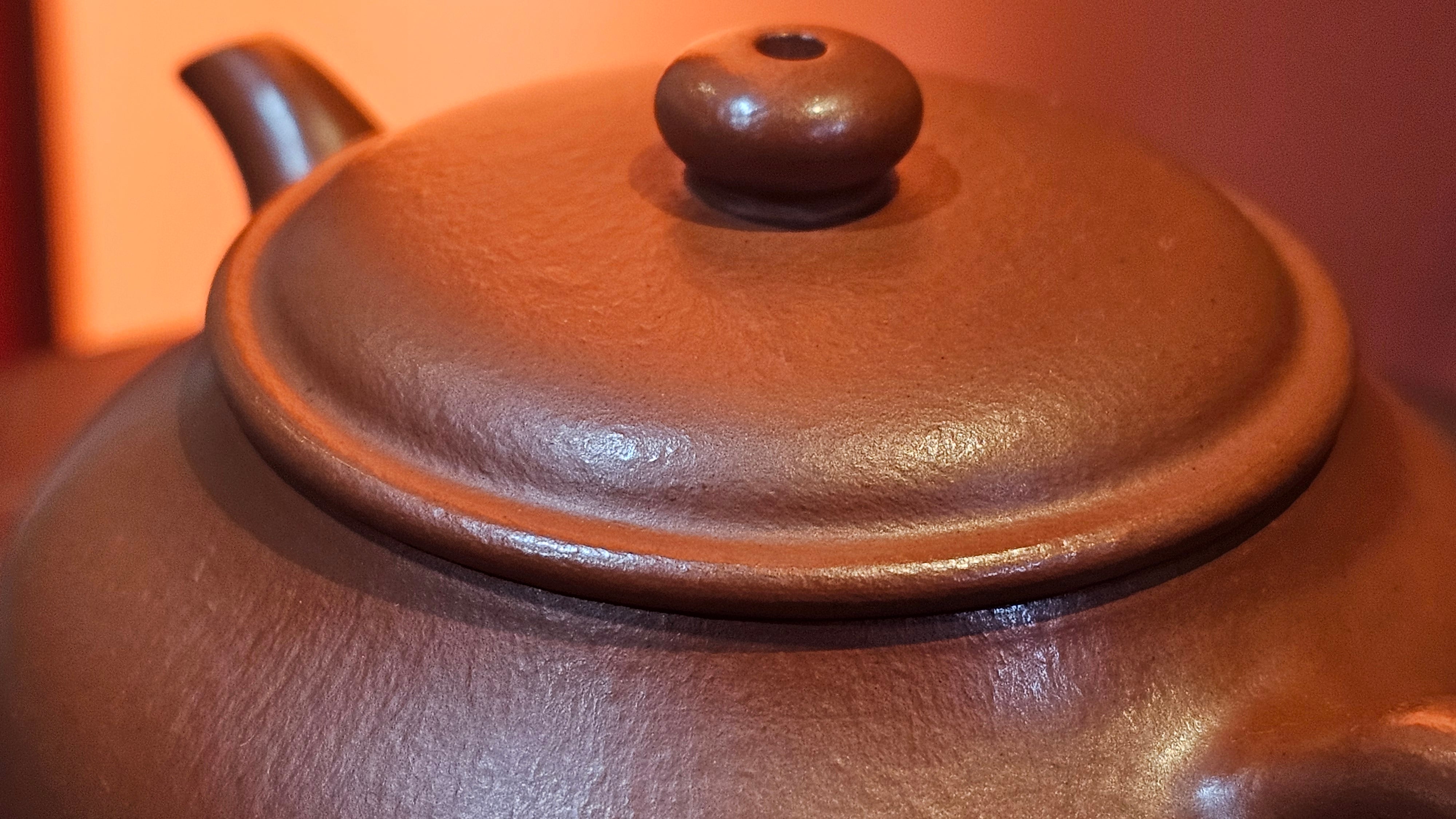 Ming Lu 明炉, 126.3ml, Xiao Mei Yao Zhu Ni 小煤窑朱泥, by our Collaborative Craftsman Wang Xing 王兴 ~ Congratulations to Mr SD., 0805hrs 12th June 2025, New York, NY.