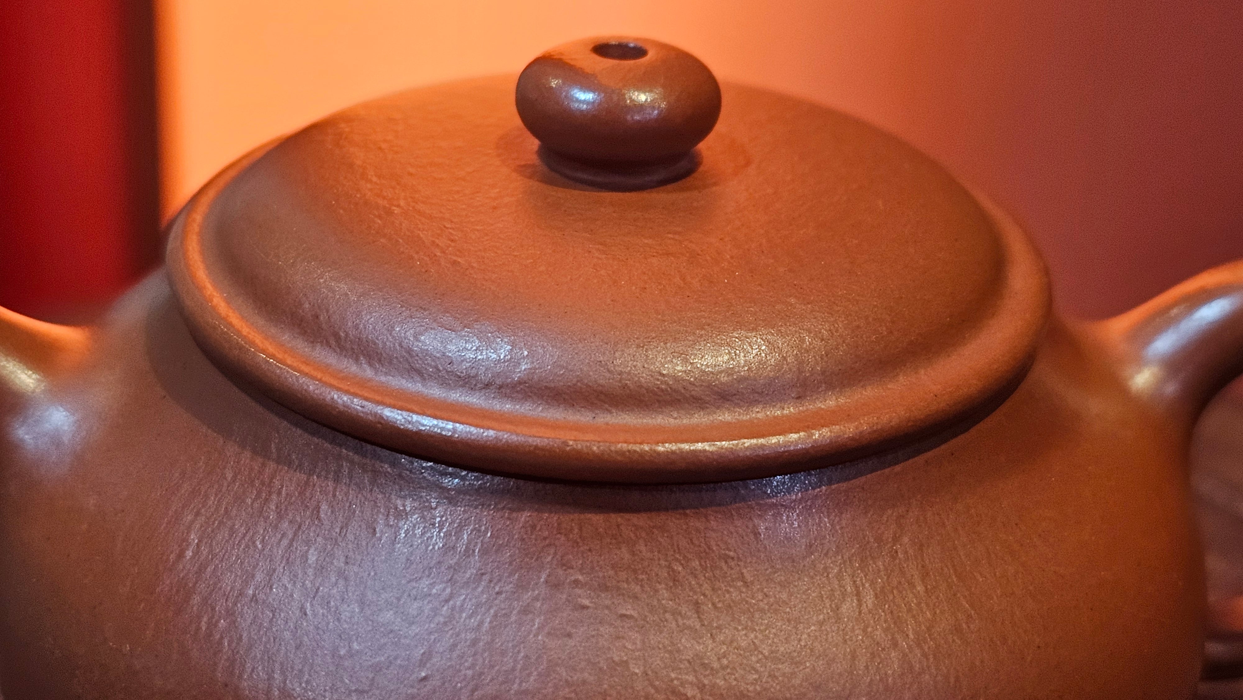 Ming Lu 明炉, 126.3ml, Xiao Mei Yao Zhu Ni 小煤窑朱泥, by our Collaborative Craftsman Wang Xing 王兴 ~ Congratulations to Mr SD., 0805hrs 12th June 2025, New York, NY.