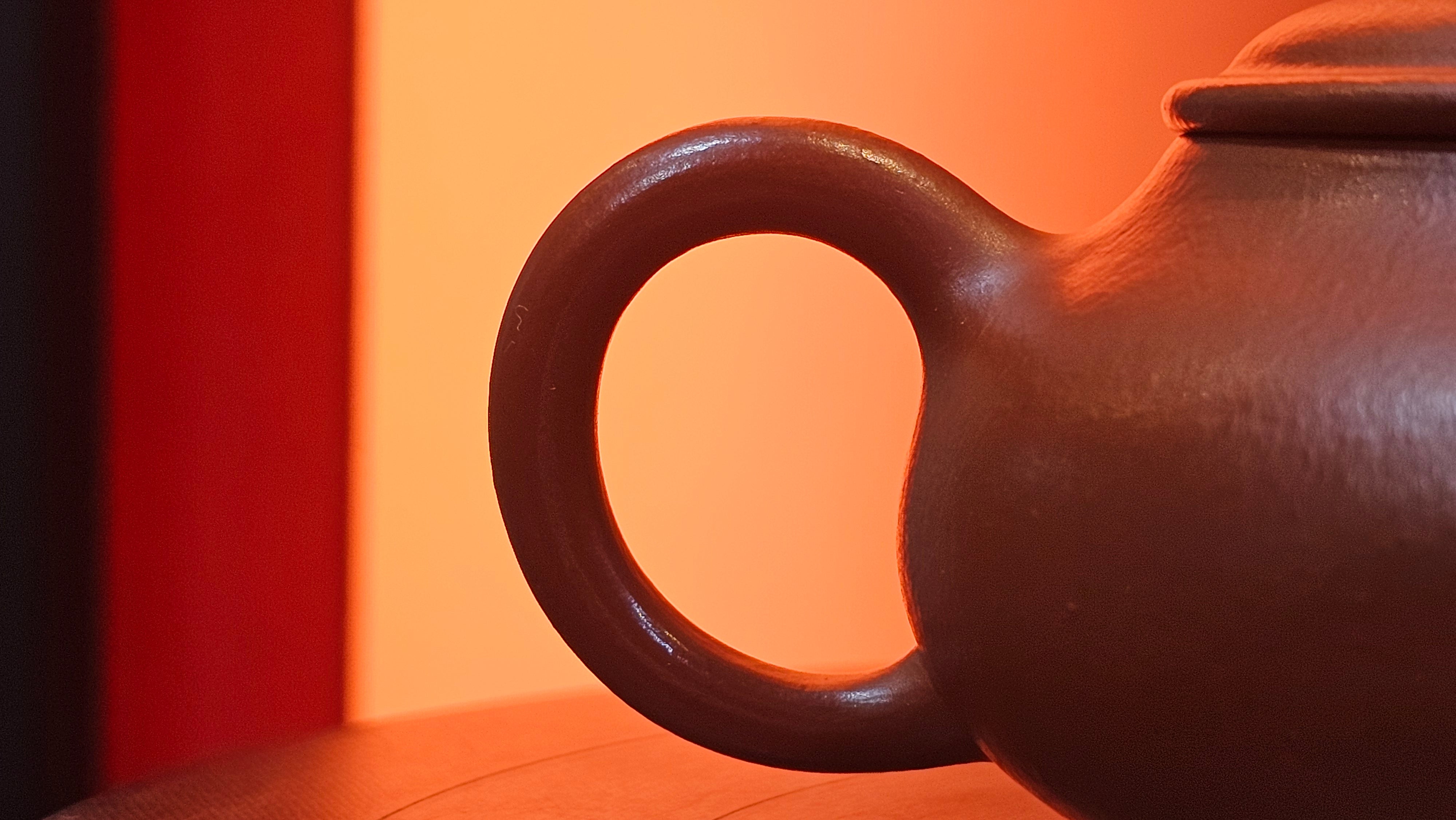 Ming Lu 明炉, 126.3ml, Xiao Mei Yao Zhu Ni 小煤窑朱泥, by our Collaborative Craftsman Wang Xing 王兴 ~ Congratulations to Mr SD., 0805hrs 12th June 2025, New York, NY.