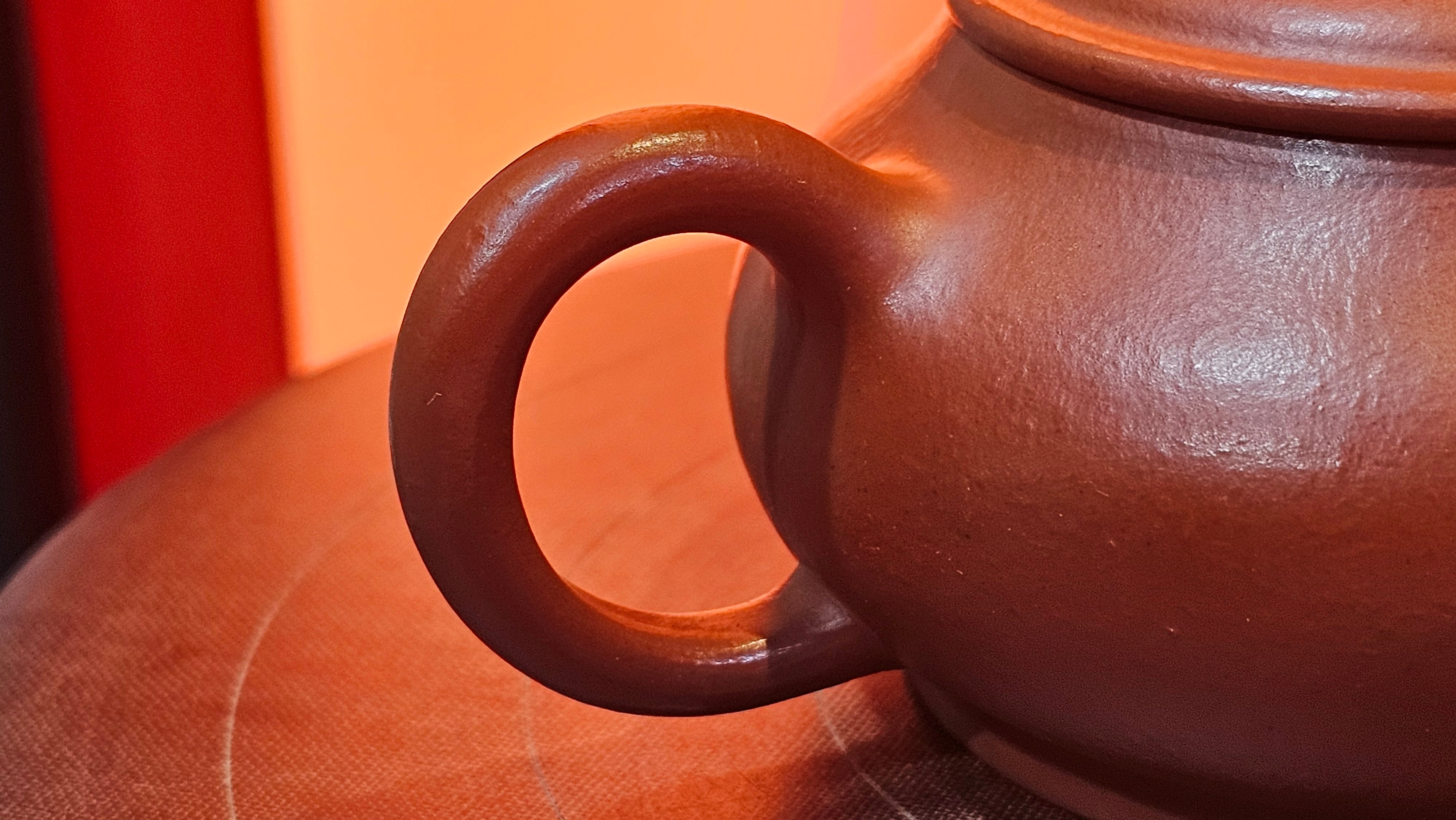 Ming Lu 明炉, 126.3ml, Xiao Mei Yao Zhu Ni 小煤窑朱泥, by our Collaborative Craftsman Wang Xing 王兴 ~ Congratulations to Mr SD., 0805hrs 12th June 2025, New York, NY.