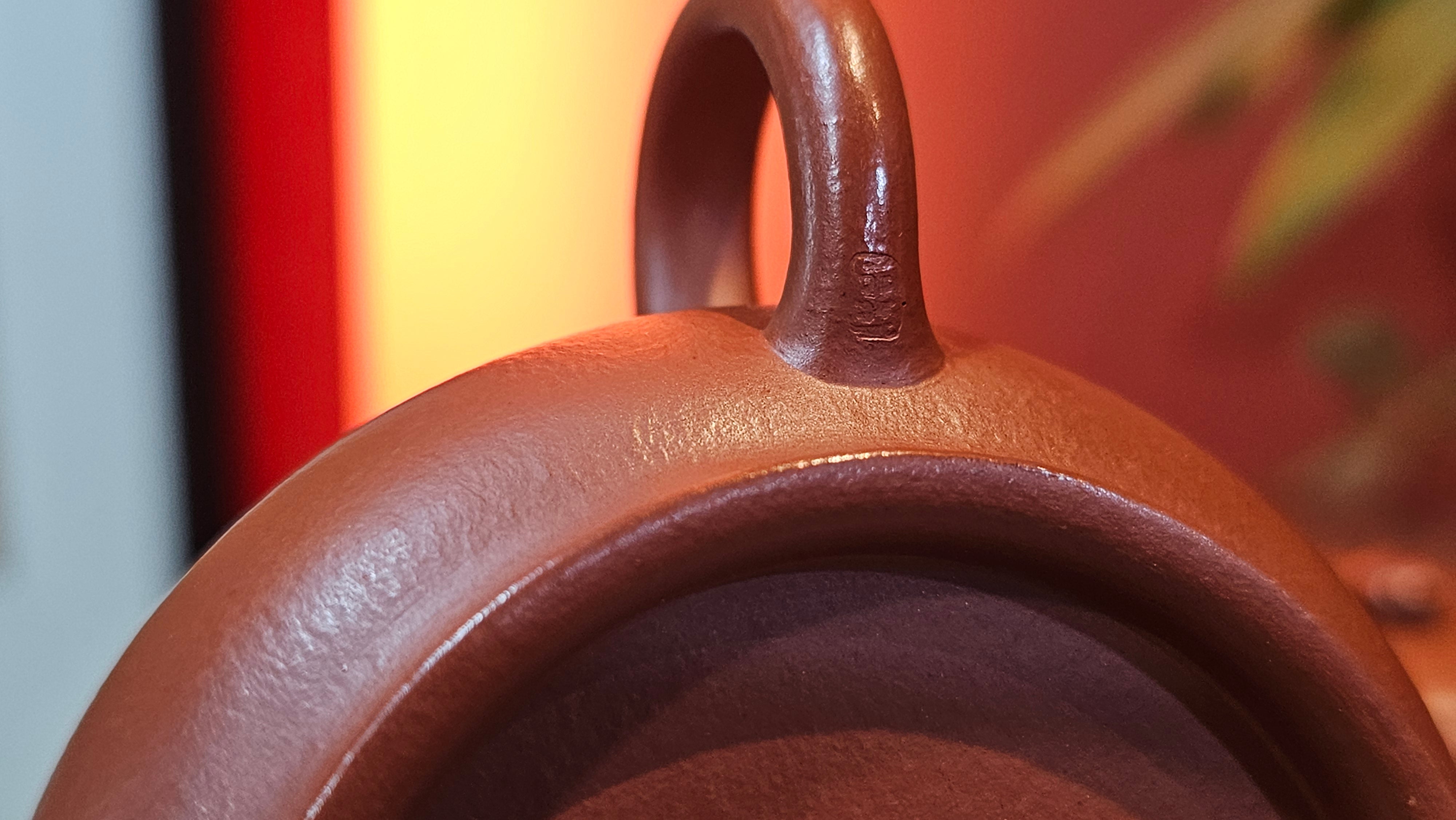 Ming Lu 明炉, 126.3ml, Xiao Mei Yao Zhu Ni 小煤窑朱泥, by our Collaborative Craftsman Wang Xing 王兴 ~ Congratulations to Mr SD., 0805hrs 12th June 2025, New York, NY.