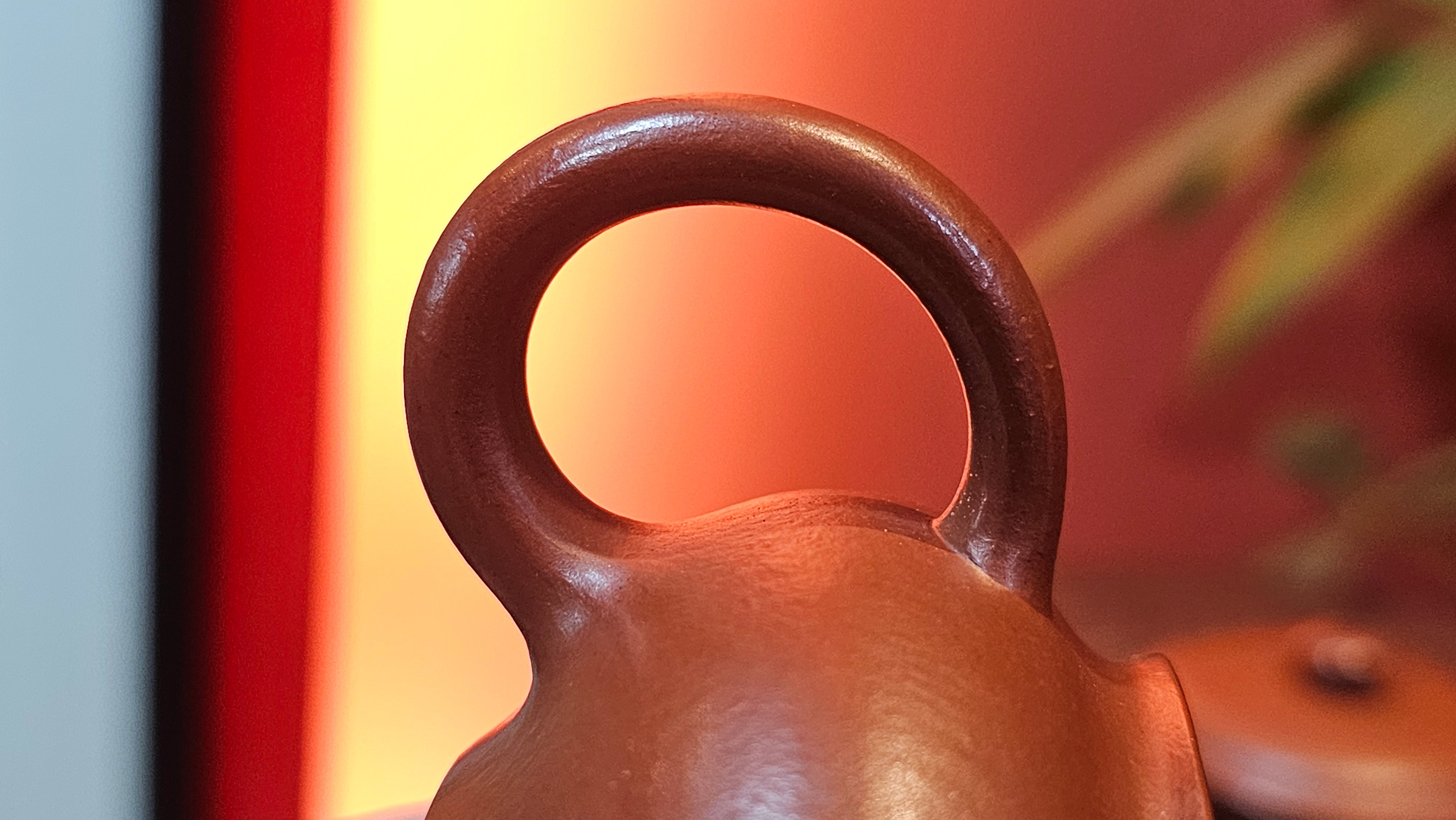 Ming Lu 明炉, 126.3ml, Xiao Mei Yao Zhu Ni 小煤窑朱泥, by our Collaborative Craftsman Wang Xing 王兴 ~ Congratulations to Mr SD., 0805hrs 12th June 2025, New York, NY.