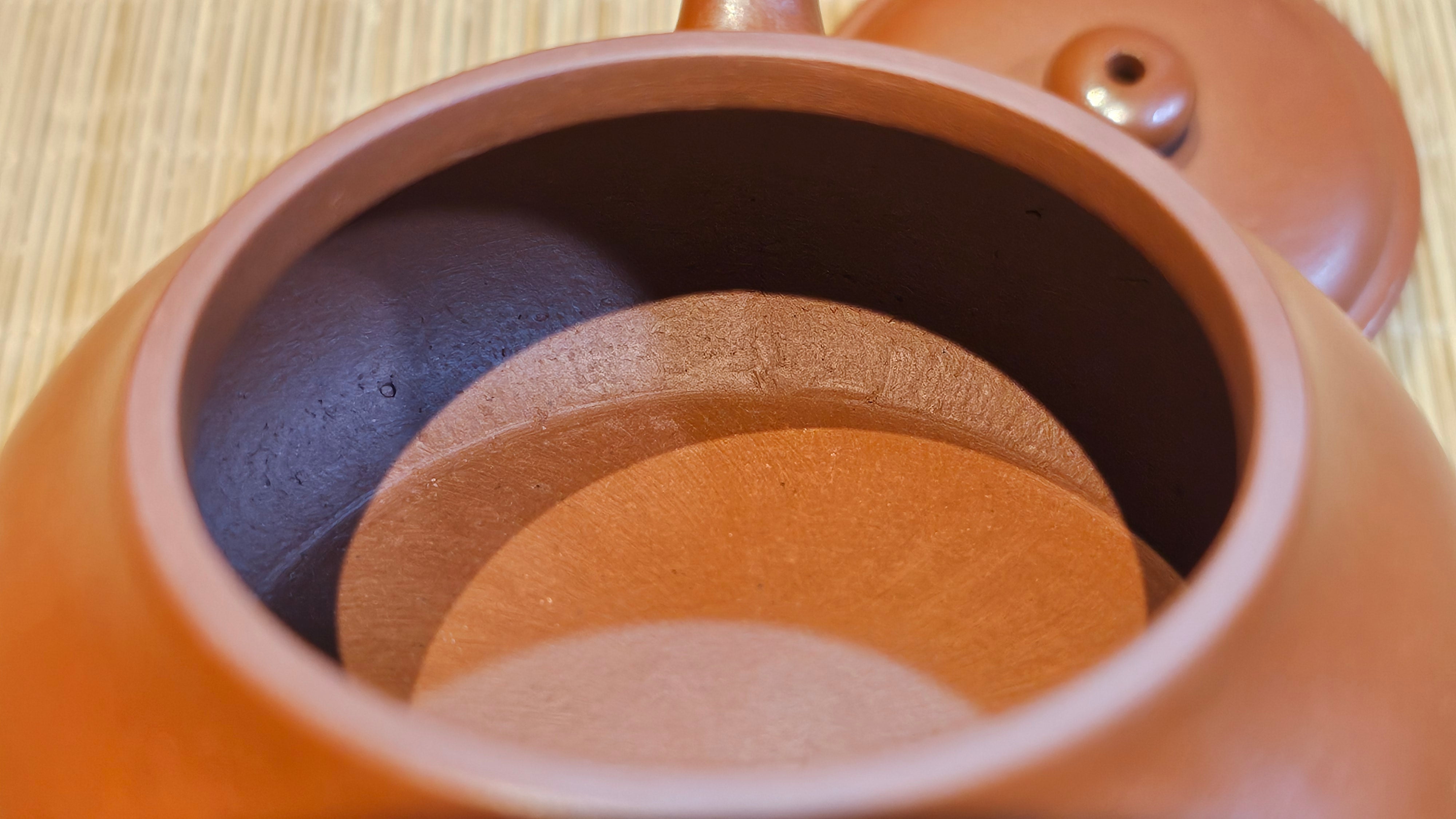 Ming Lu 明炉, 126.3ml, Xiao Mei Yao Zhu Ni 小煤窑朱泥, by our Collaborative Craftsman Wang Xing 王兴 ~ Congratulations to Mr SD., 0805hrs 12th June 2025, New York, NY.