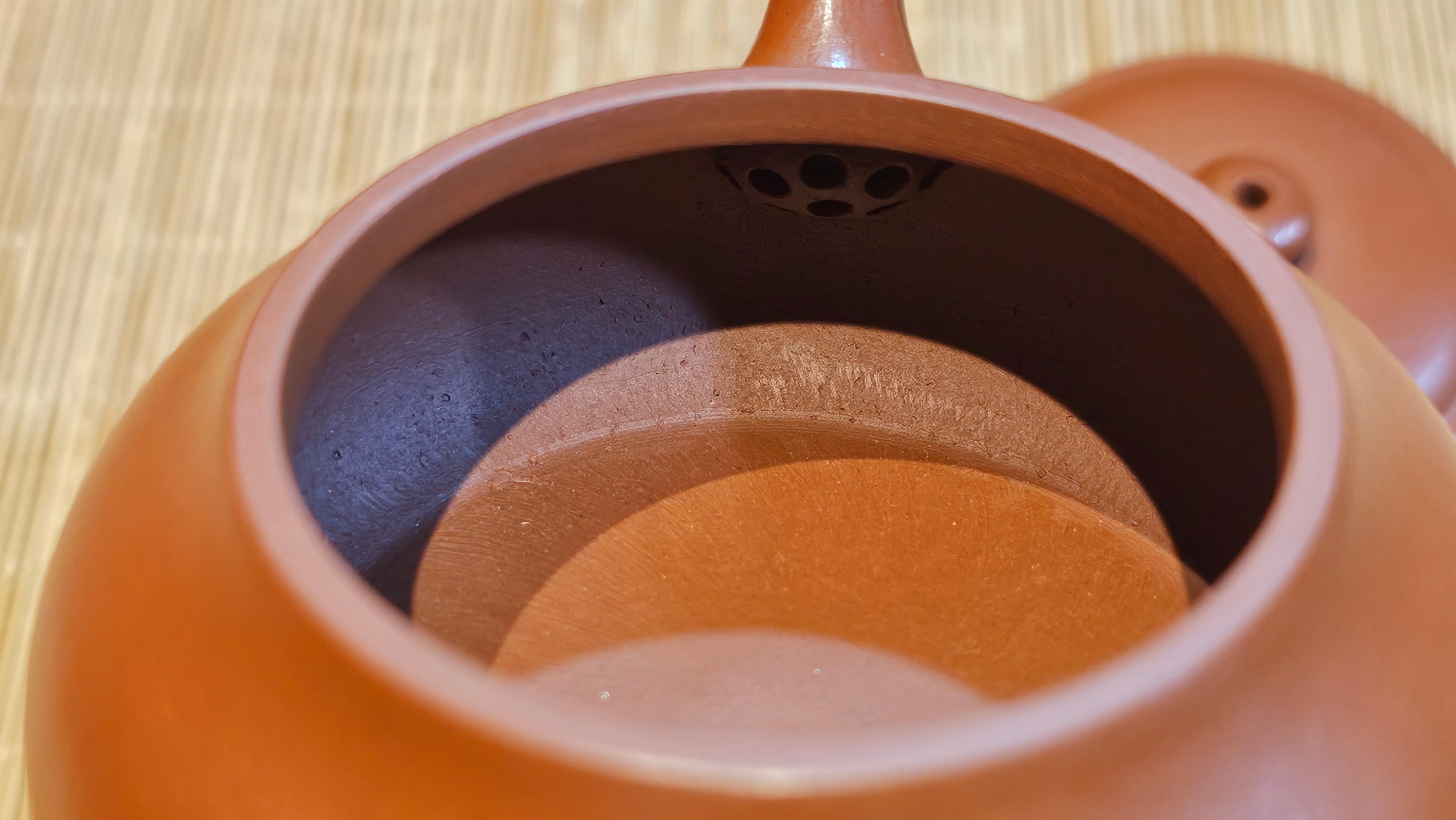 Ming Lu 明炉, 126.3ml, Xiao Mei Yao Zhu Ni 小煤窑朱泥, by our Collaborative Craftsman Wang Xing 王兴 ~ Congratulations to Mr SD., 0805hrs 12th June 2025, New York, NY.