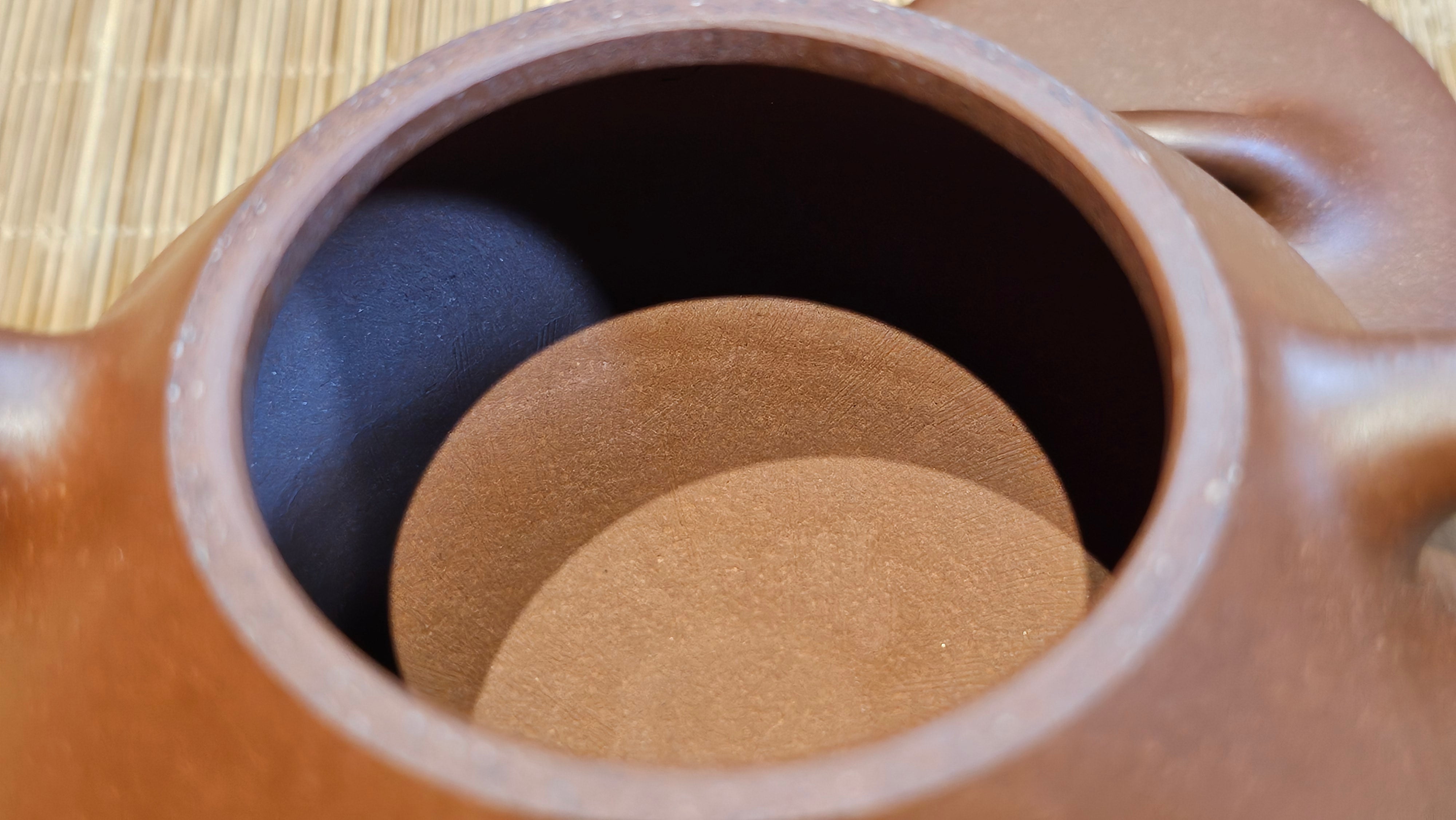 Shuo Piao 硕瓢, 221.3ml, Zi Ni 紫泥, by our Collaborative Craftsman Chen Huan 陈欢 ~ Congratulations to Mr R., 1728hrs 14th June 2025, Miami, FL.