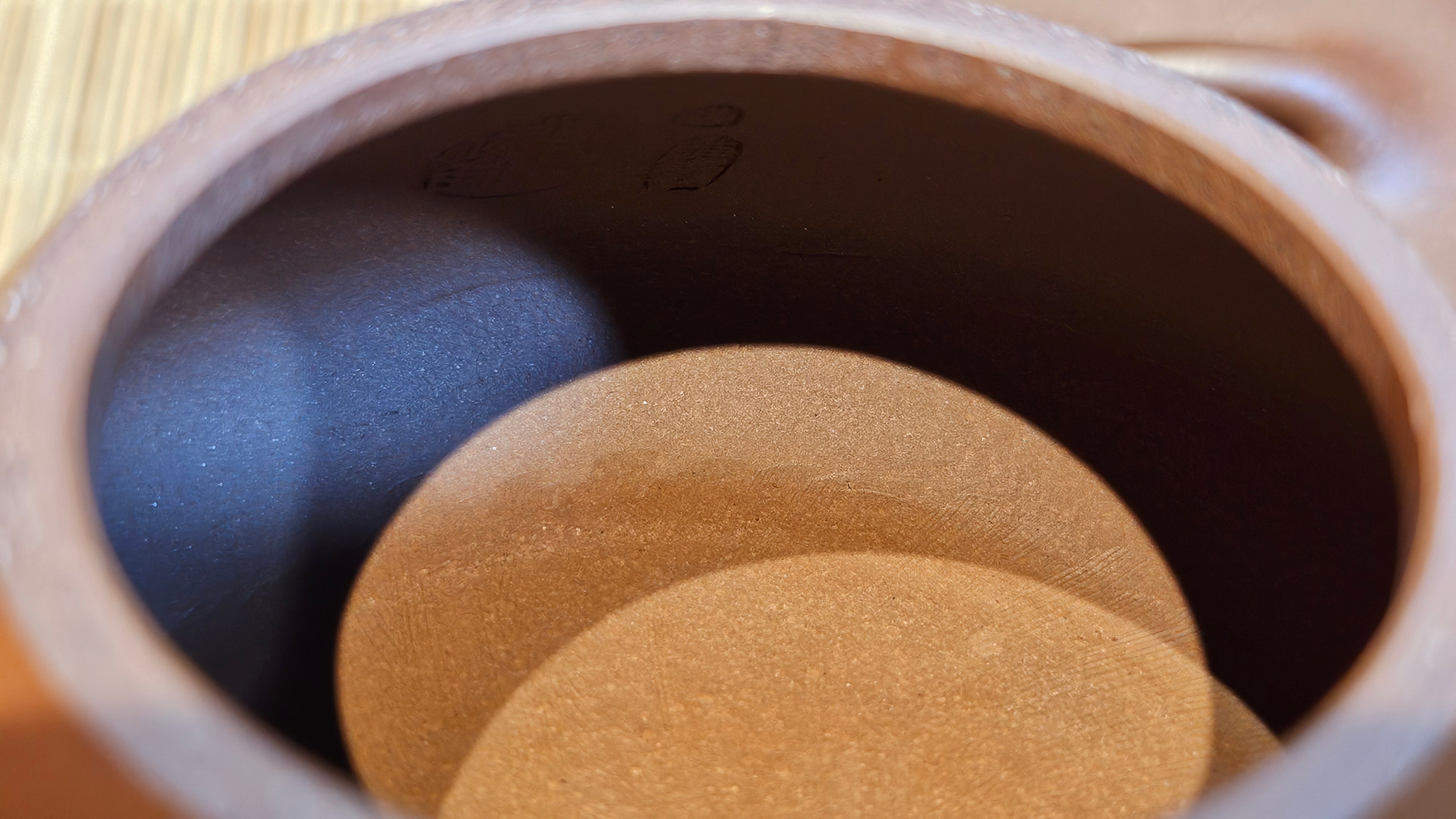 Shuo Piao 硕瓢, 221.3ml, Zi Ni 紫泥, by our Collaborative Craftsman Chen Huan 陈欢 ~ Congratulations to Mr R., 1728hrs 14th June 2025, Miami, FL.