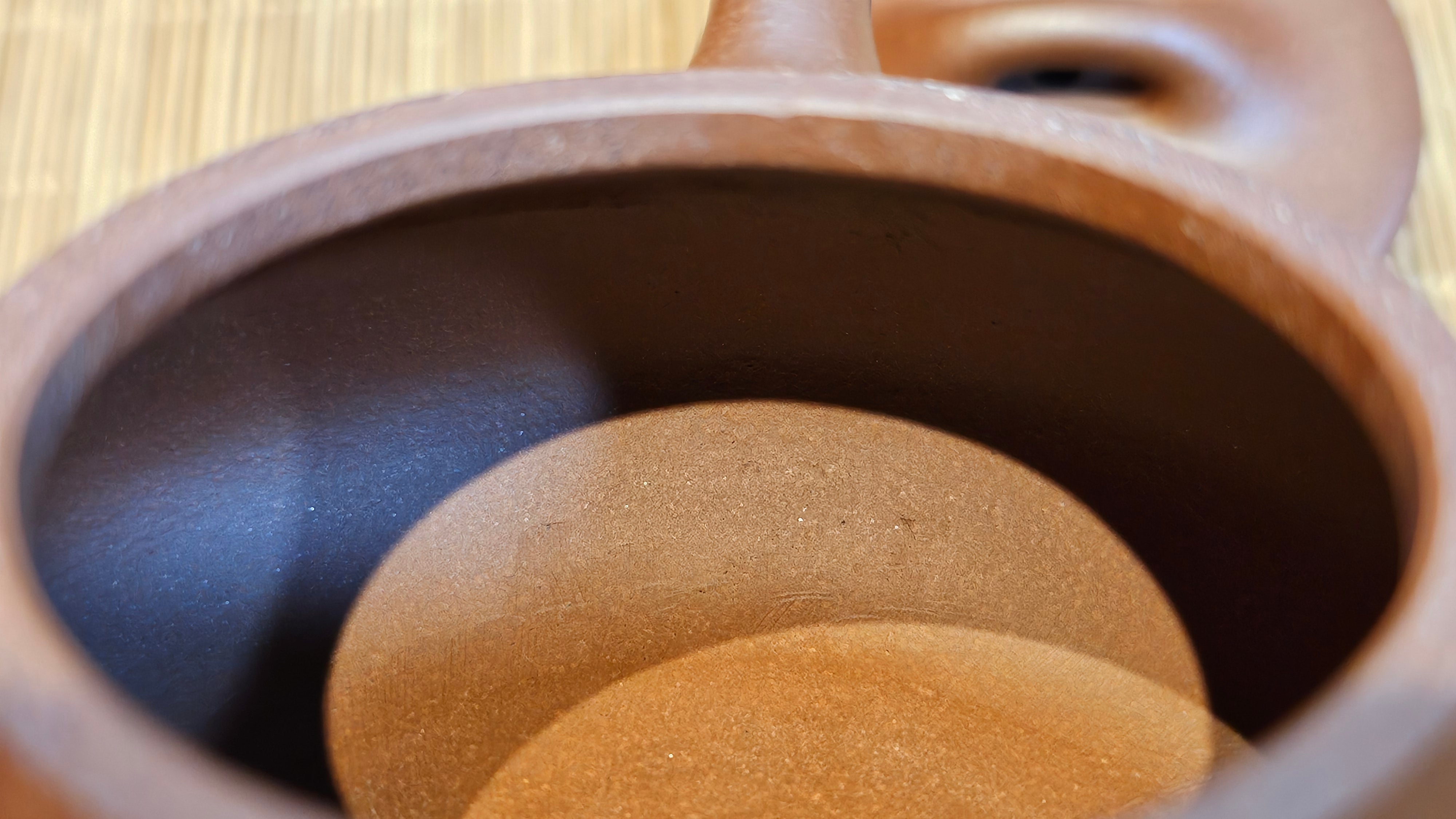 Shuo Piao 硕瓢, 221.3ml, Zi Ni 紫泥, by our Collaborative Craftsman Chen Huan 陈欢 ~ Congratulations to Mr R., 1728hrs 14th June 2025, Miami, FL.