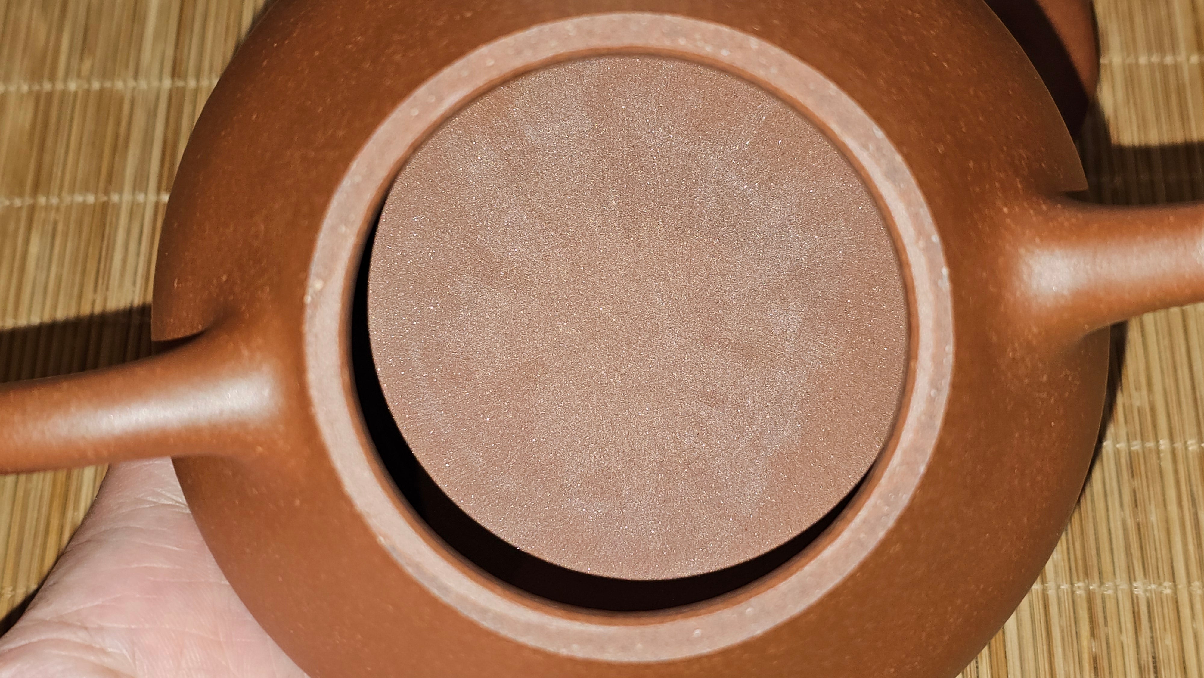 Shuo Piao 硕瓢, 221.3ml, Zi Ni 紫泥, by our Collaborative Craftsman Chen Huan 陈欢 ~ Congratulations to Mr R., 1728hrs 14th June 2025, Miami, FL.