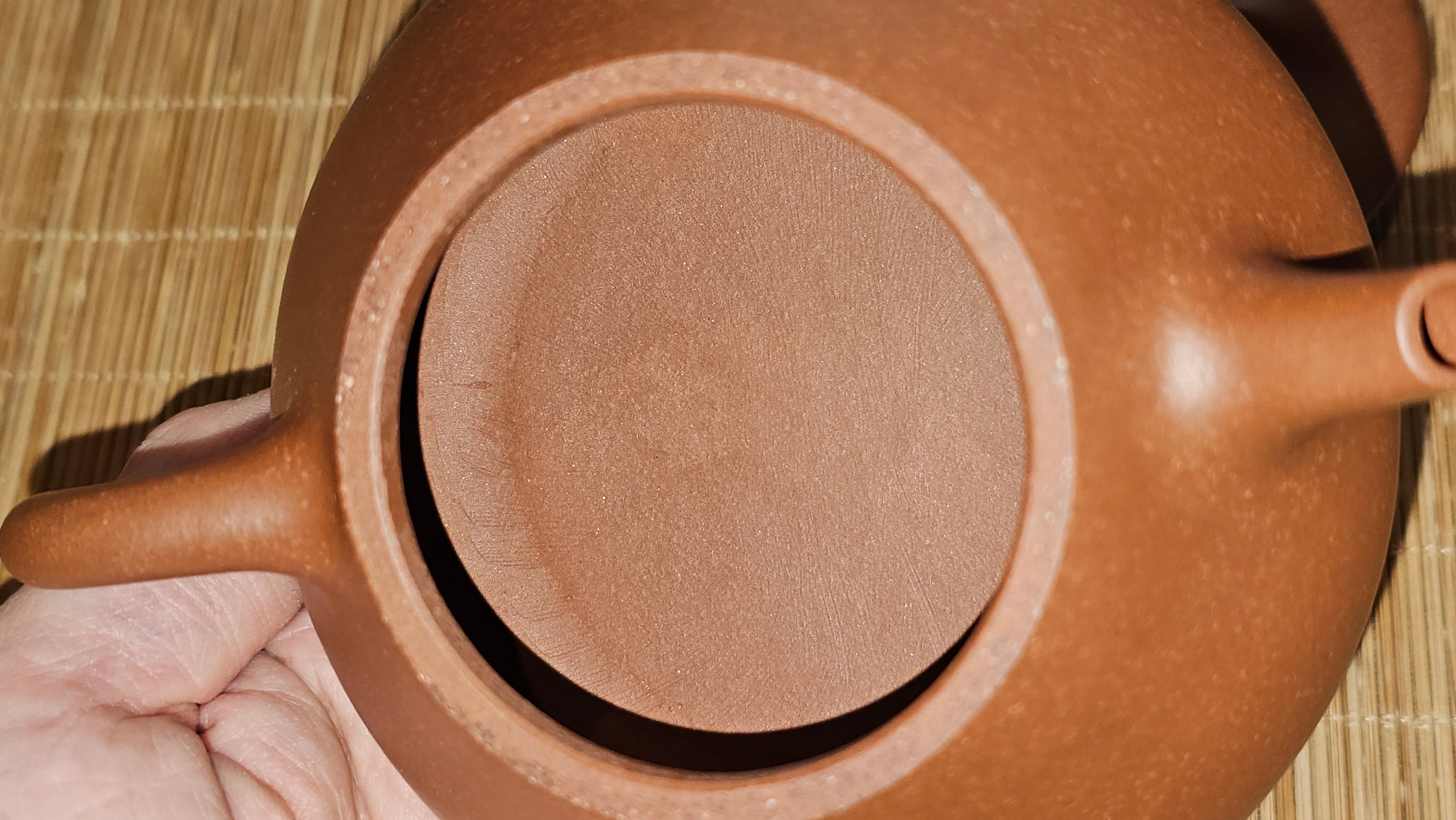 Shuo Piao 硕瓢, 221.3ml, Zi Ni 紫泥, by our Collaborative Craftsman Chen Huan 陈欢 ~ Congratulations to Mr R., 1728hrs 14th June 2025, Miami, FL.