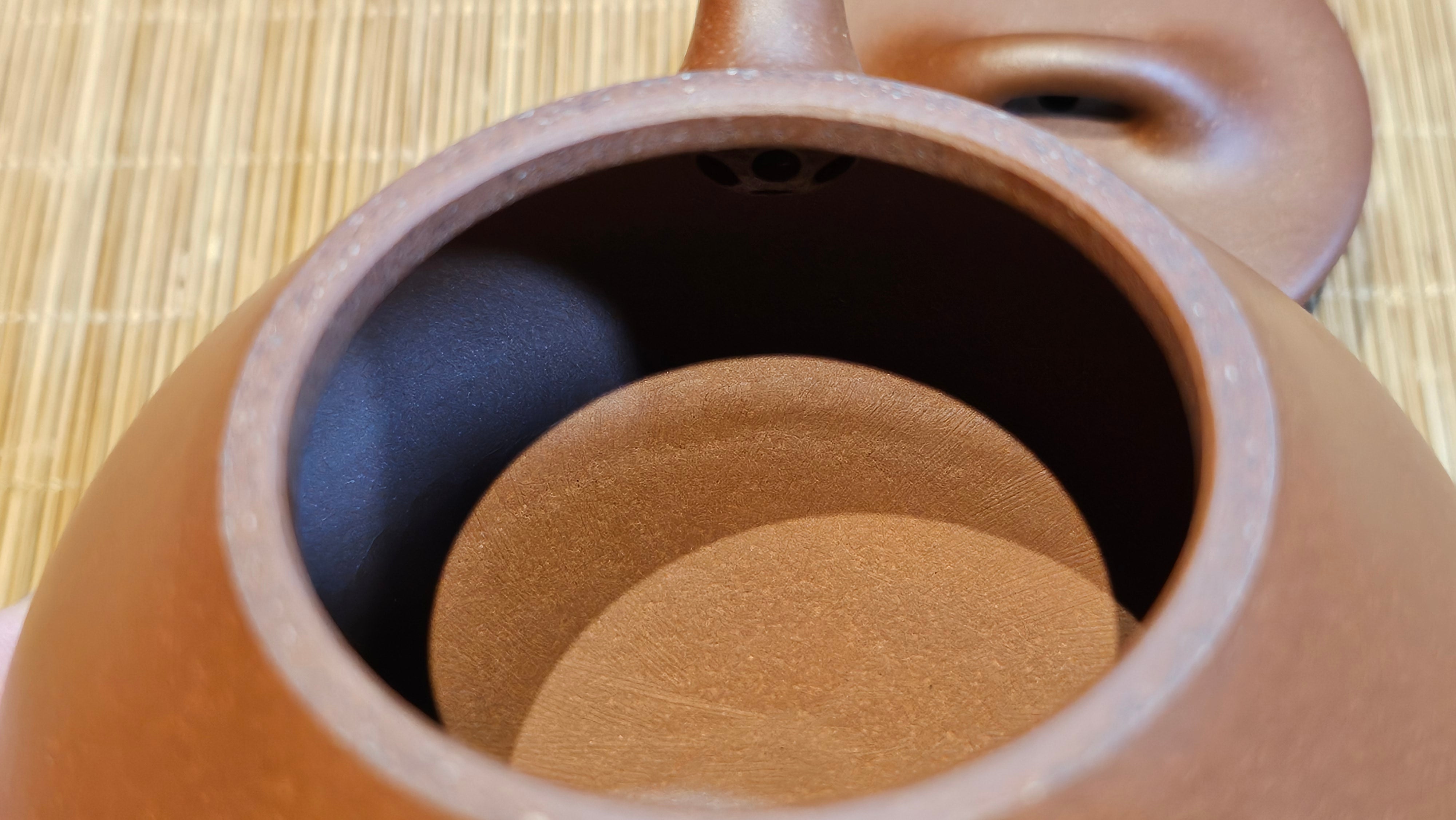 Shuo Piao 硕瓢, 221.3ml, Zi Ni 紫泥, by our Collaborative Craftsman Chen Huan 陈欢 ~ Congratulations to Mr R., 1728hrs 14th June 2025, Miami, FL.