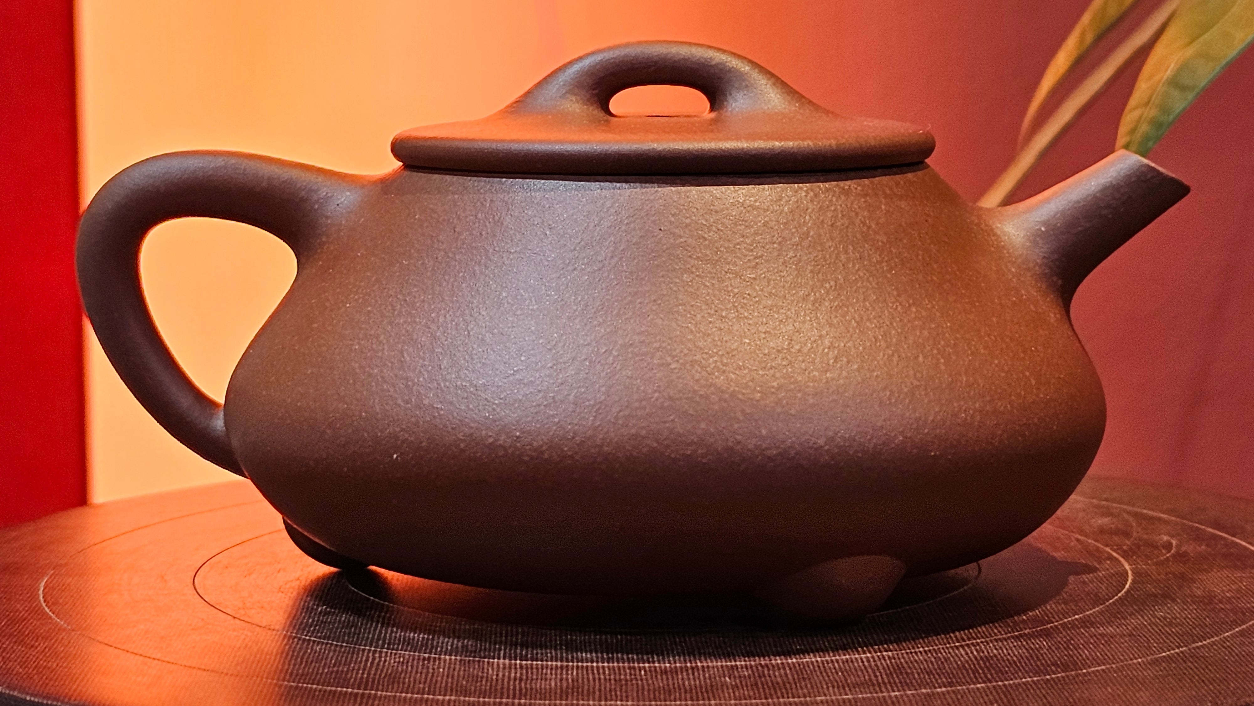 Shuo Piao 硕瓢, 221.3ml, Zi Ni 紫泥, by our Collaborative Craftsman Chen Huan 陈欢 ~ Congratulations to Mr R., 1728hrs 14th June 2025, Miami, FL.