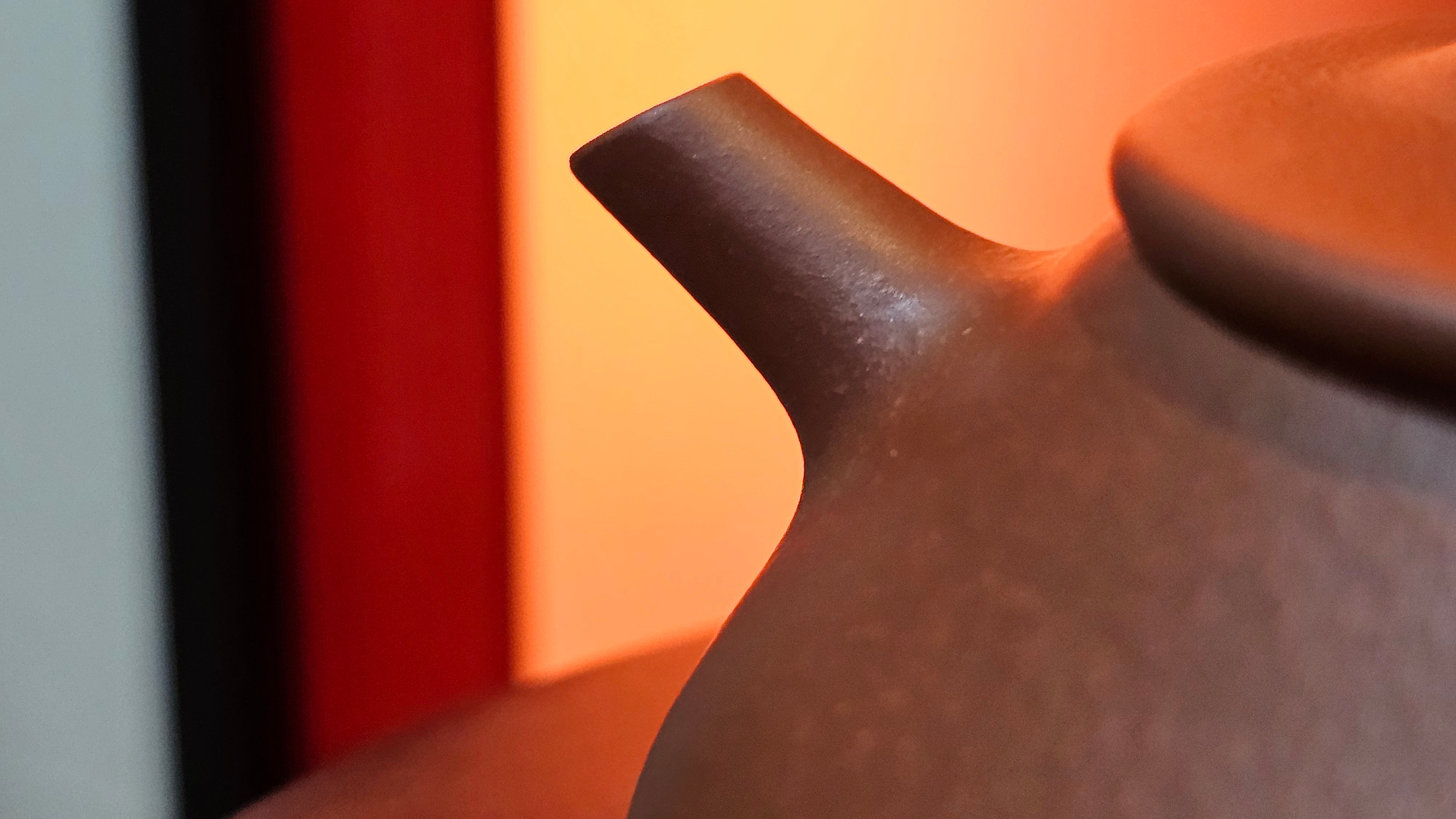 Shuo Piao 硕瓢, 221.3ml, Zi Ni 紫泥, by our Collaborative Craftsman Chen Huan 陈欢 ~ Congratulations to Mr R., 1728hrs 14th June 2025, Miami, FL.