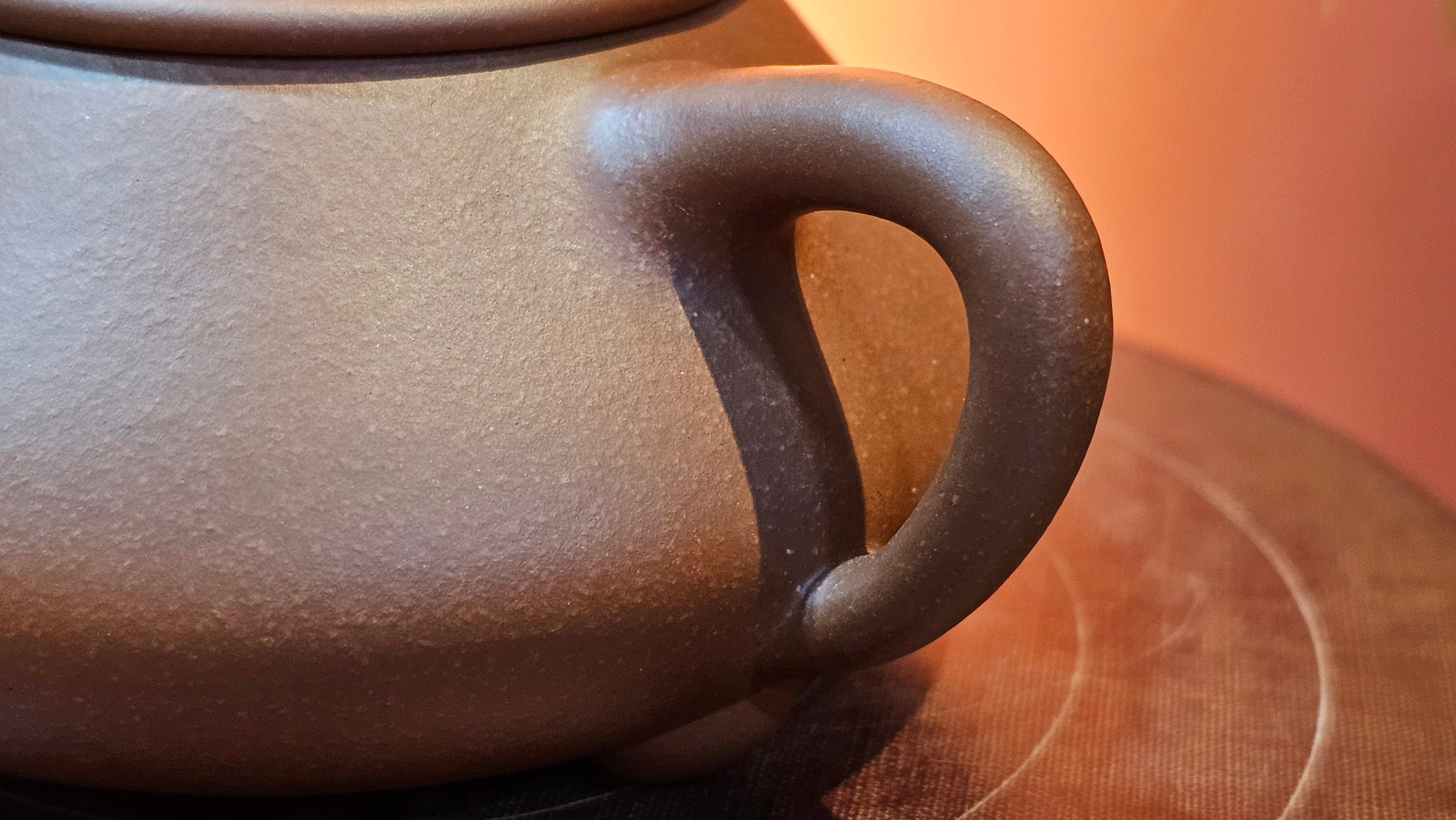 Shuo Piao 硕瓢, 221.3ml, Zi Ni 紫泥, by our Collaborative Craftsman Chen Huan 陈欢 ~ Congratulations to Mr R., 1728hrs 14th June 2025, Miami, FL.