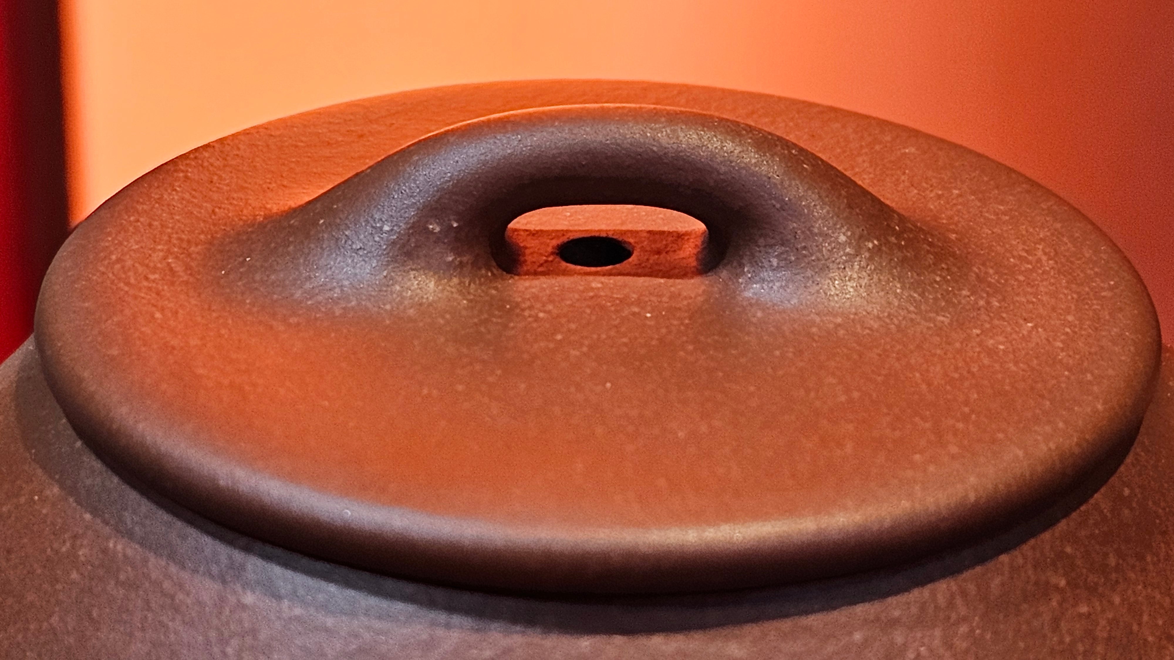 Shuo Piao 硕瓢, 221.3ml, Zi Ni 紫泥, by our Collaborative Craftsman Chen Huan 陈欢 ~ Congratulations to Mr R., 1728hrs 14th June 2025, Miami, FL.