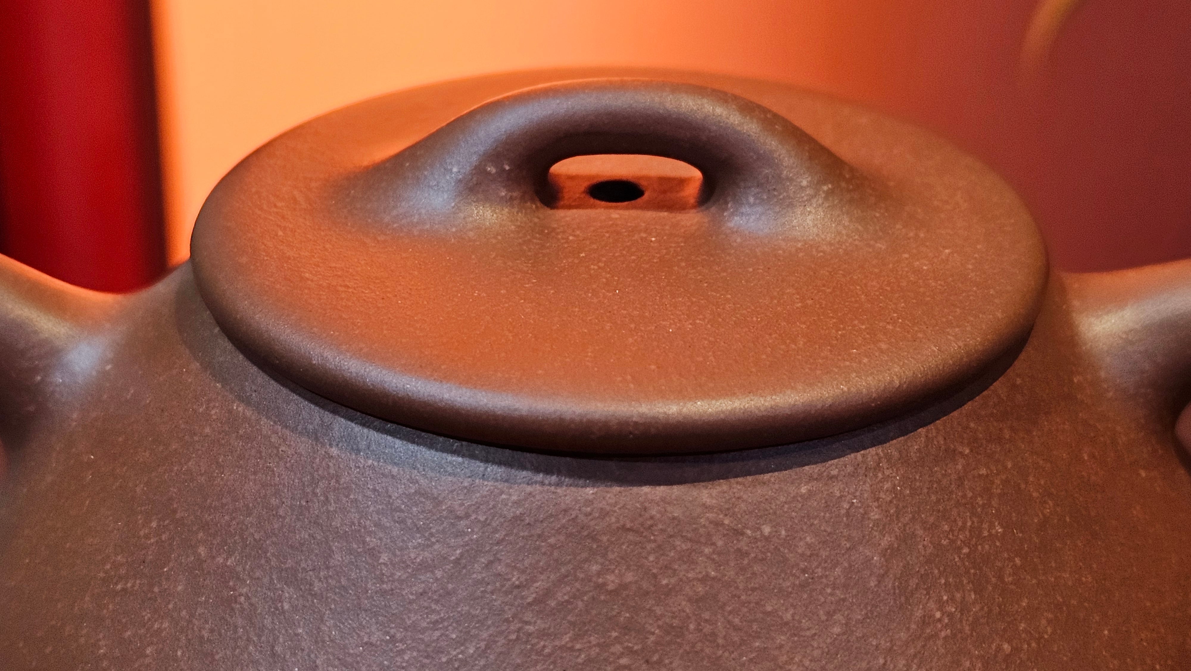 Shuo Piao 硕瓢, 221.3ml, Zi Ni 紫泥, by our Collaborative Craftsman Chen Huan 陈欢 ~ Congratulations to Mr R., 1728hrs 14th June 2025, Miami, FL.