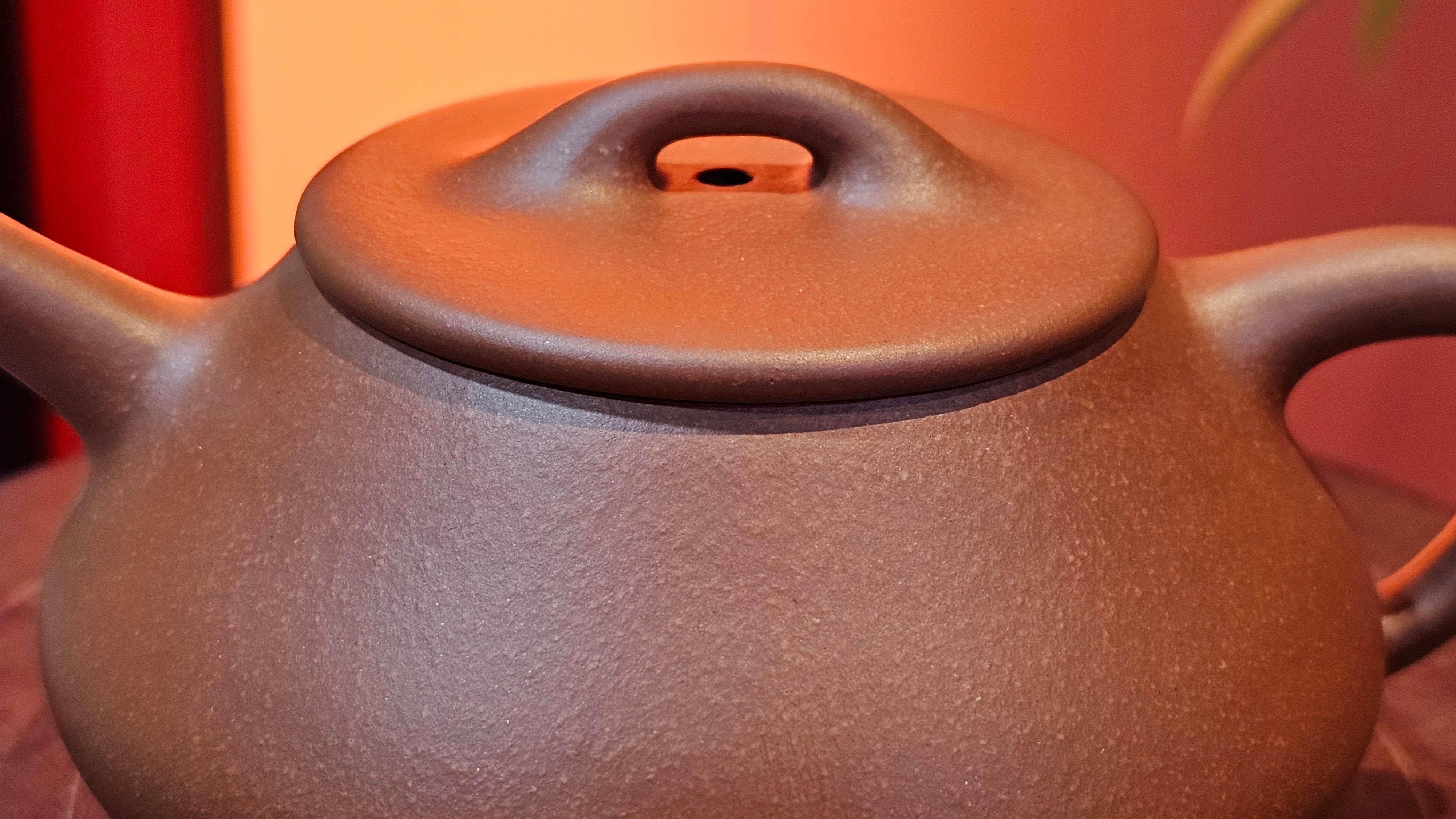 Shuo Piao 硕瓢, 221.3ml, Zi Ni 紫泥, by our Collaborative Craftsman Chen Huan 陈欢 ~ Congratulations to Mr R., 1728hrs 14th June 2025, Miami, FL.