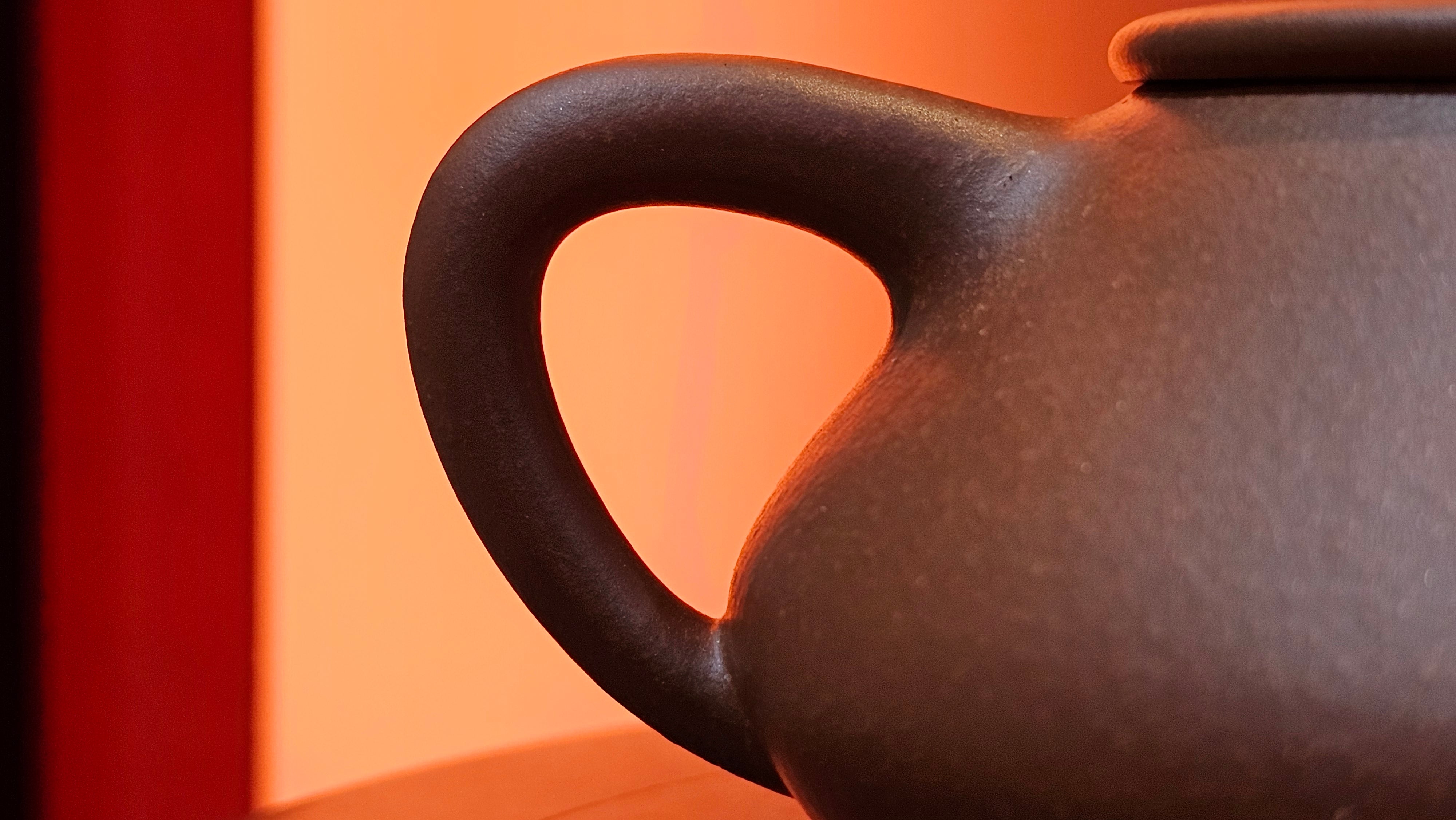 Shuo Piao 硕瓢, 221.3ml, Zi Ni 紫泥, by our Collaborative Craftsman Chen Huan 陈欢 ~ Congratulations to Mr R., 1728hrs 14th June 2025, Miami, FL.