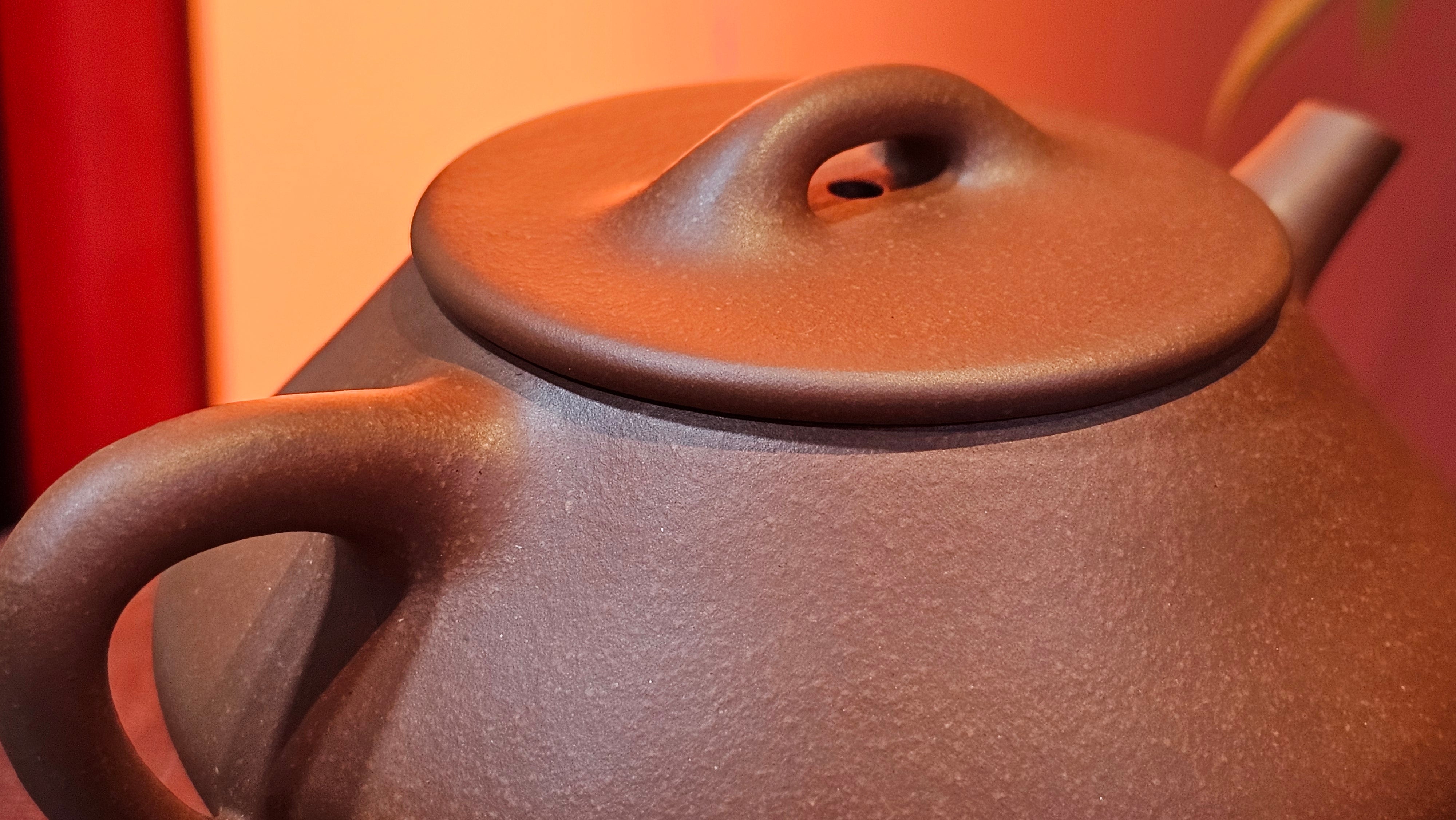 Shuo Piao 硕瓢, 221.3ml, Zi Ni 紫泥, by our Collaborative Craftsman Chen Huan 陈欢 ~ Congratulations to Mr R., 1728hrs 14th June 2025, Miami, FL.