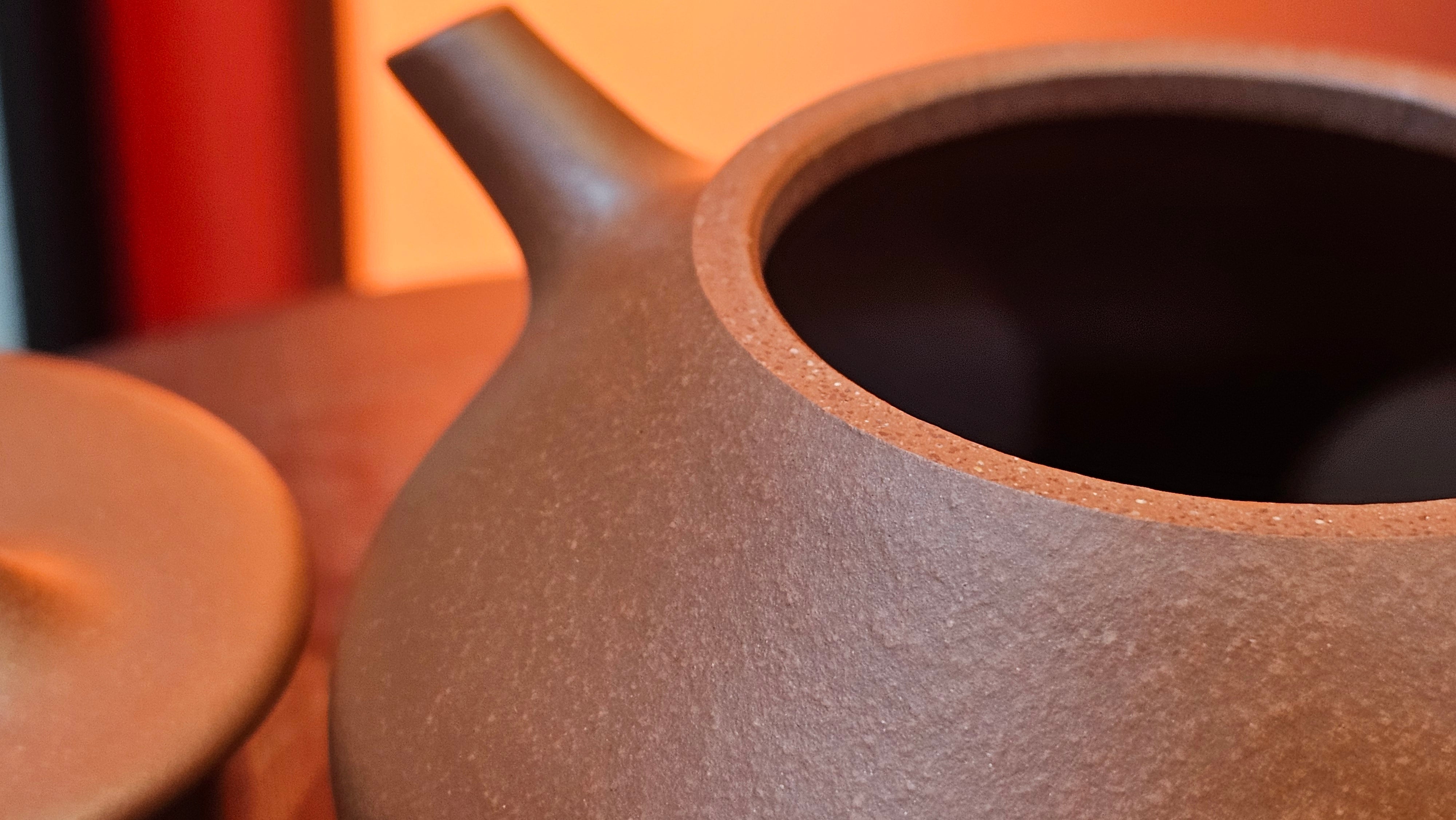 Shuo Piao 硕瓢, 221.3ml, Zi Ni 紫泥, by our Collaborative Craftsman Chen Huan 陈欢 ~ Congratulations to Mr R., 1728hrs 14th June 2025, Miami, FL.