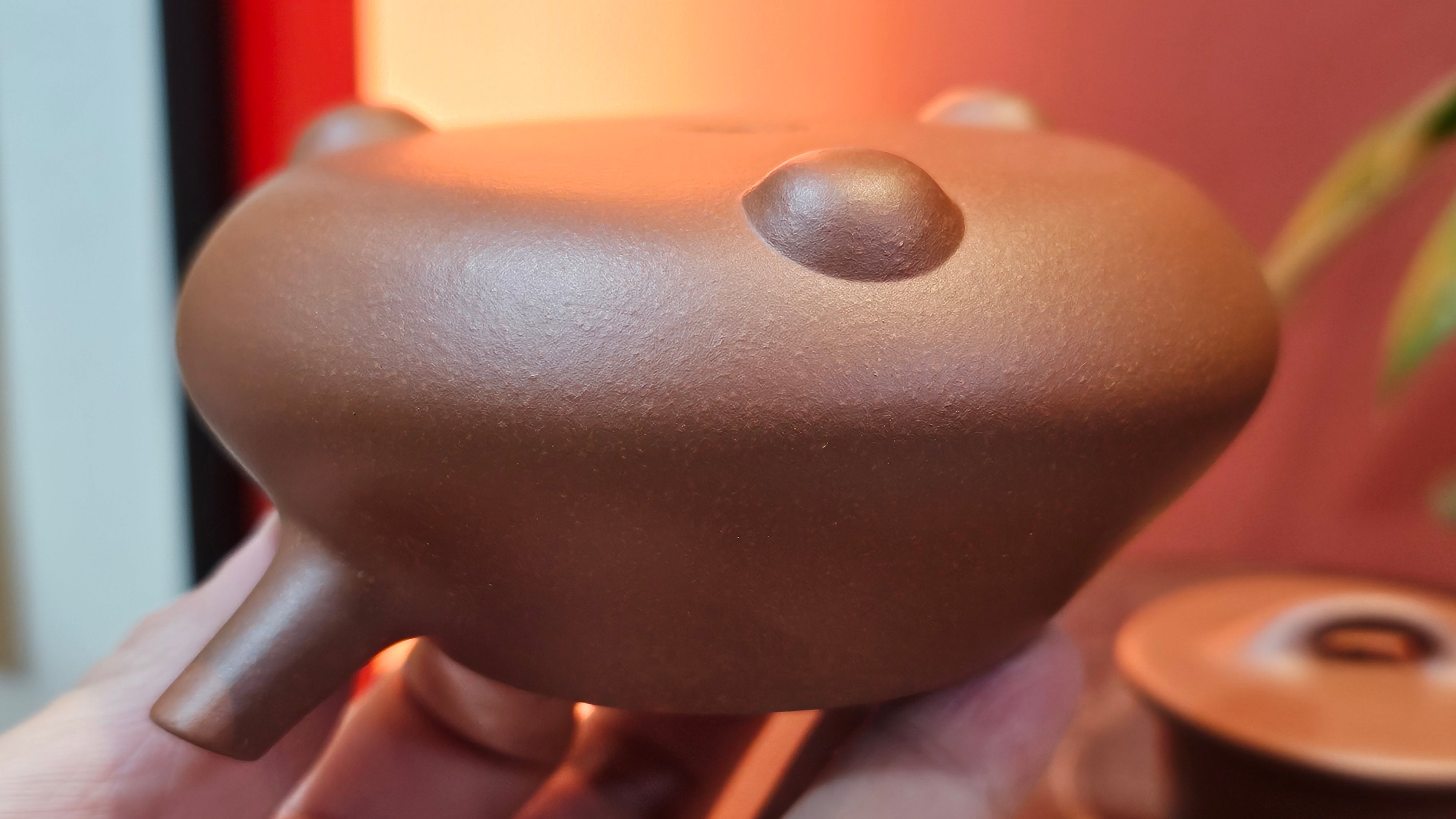 Shuo Piao 硕瓢, 221.3ml, Zi Ni 紫泥, by our Collaborative Craftsman Chen Huan 陈欢 ~ Congratulations to Mr R., 1728hrs 14th June 2025, Miami, FL.