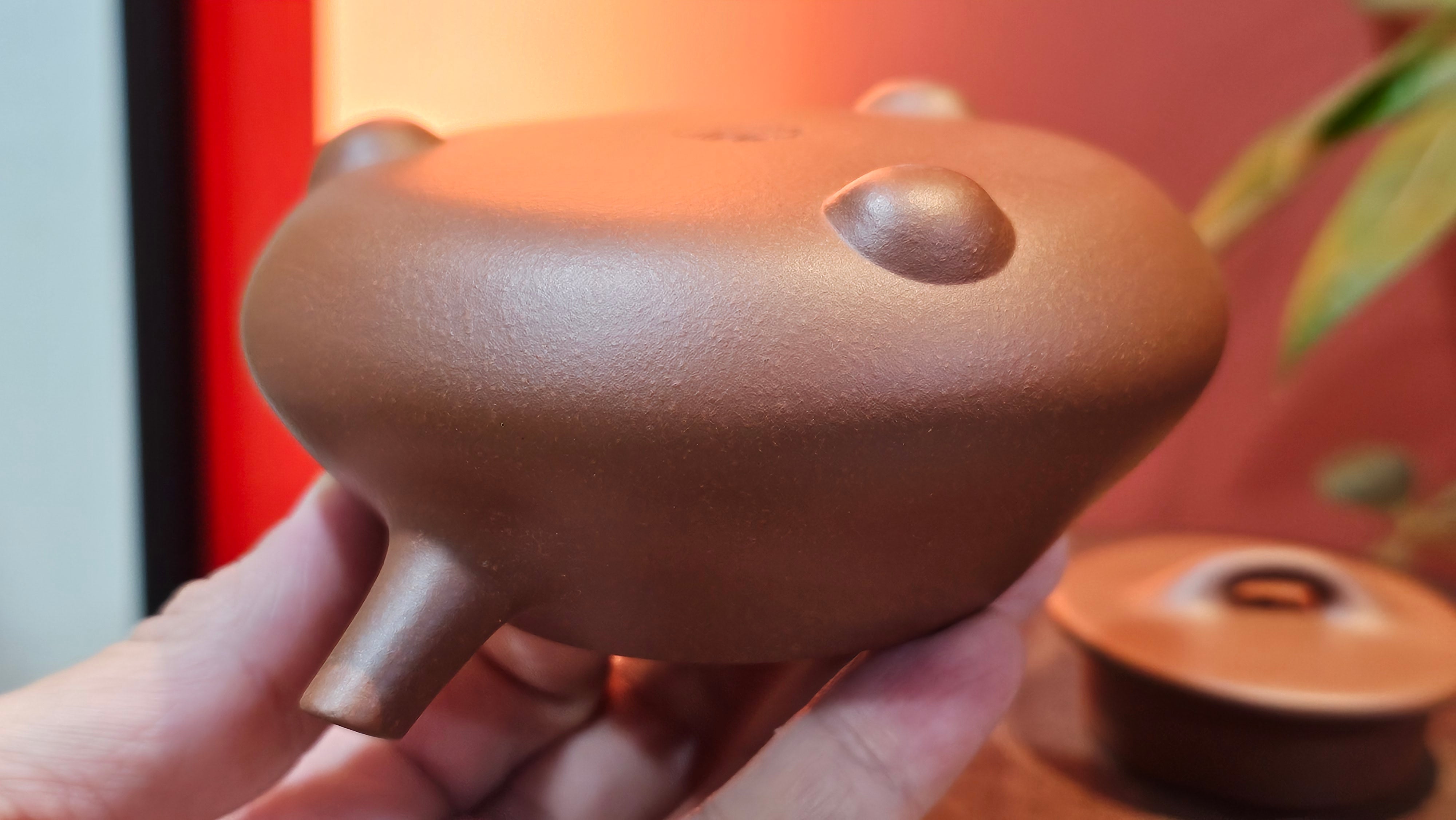 Shuo Piao 硕瓢, 221.3ml, Zi Ni 紫泥, by our Collaborative Craftsman Chen Huan 陈欢 ~ Congratulations to Mr R., 1728hrs 14th June 2025, Miami, FL.