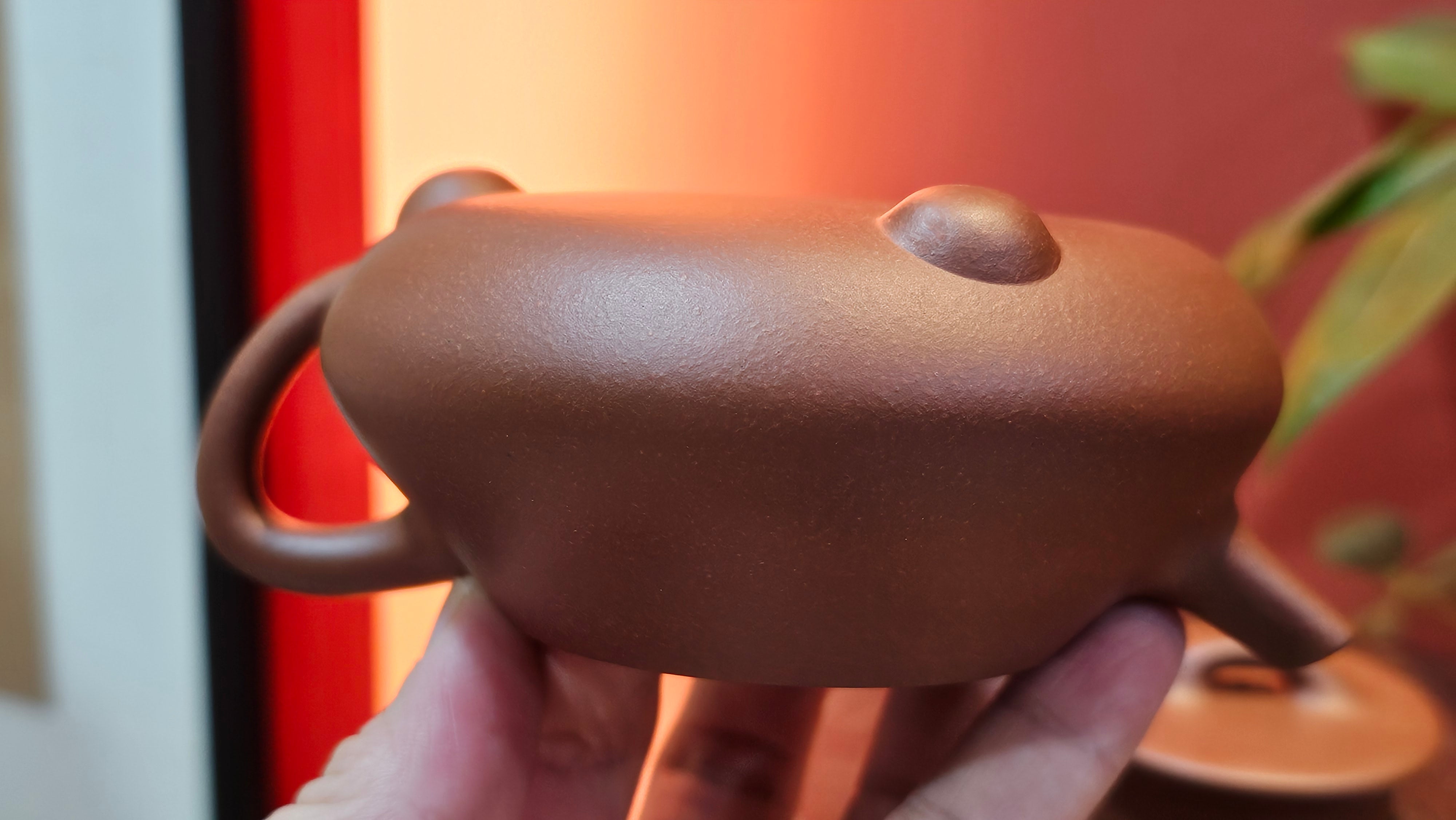 Shuo Piao 硕瓢, 221.3ml, Zi Ni 紫泥, by our Collaborative Craftsman Chen Huan 陈欢 ~ Congratulations to Mr R., 1728hrs 14th June 2025, Miami, FL.