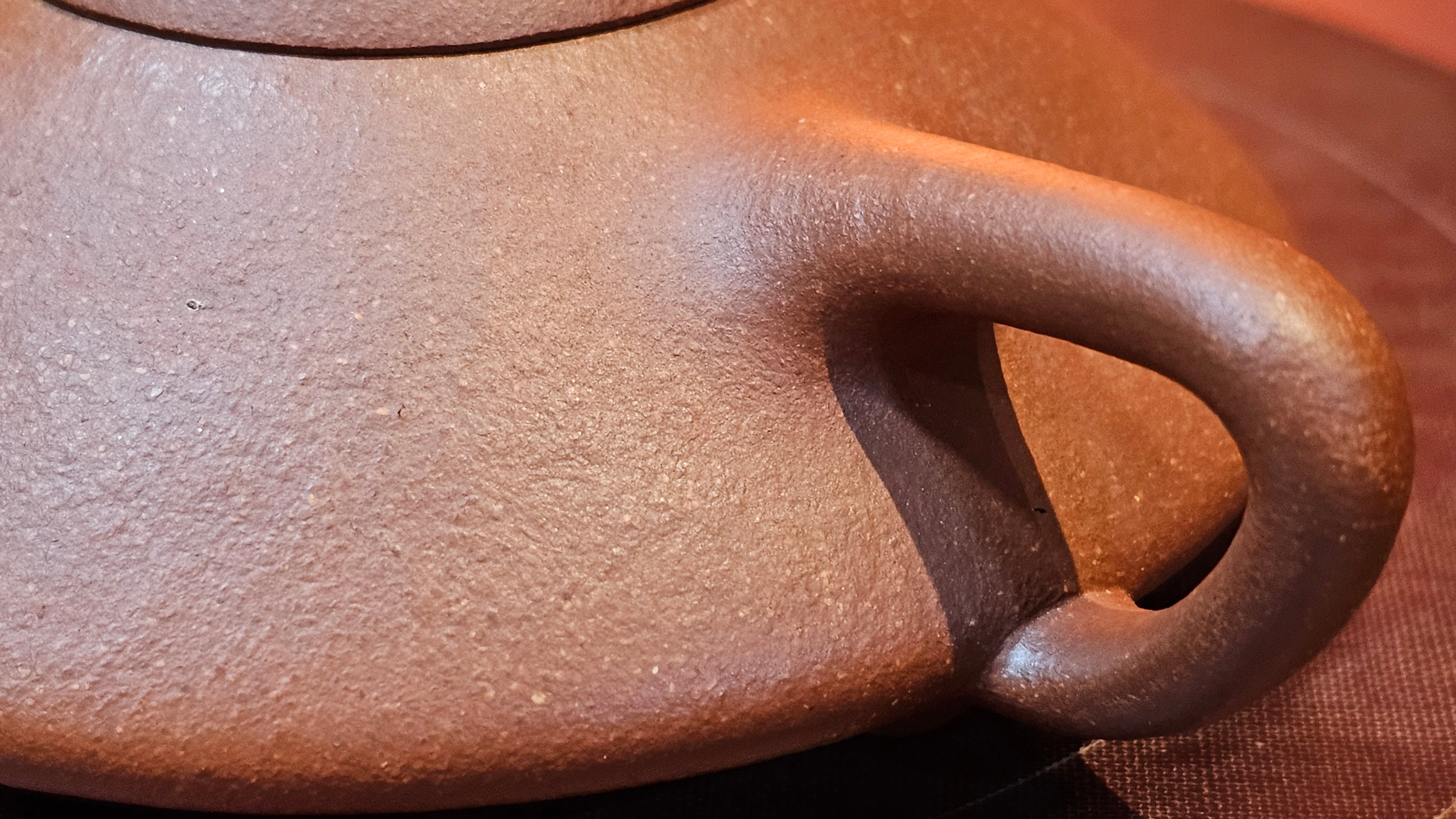 He Piao 合瓢, 151.0ml, Hong Jiang Po Ni 红降坡泥, by Craftsman Chen Gui Zhi 陈桂枝。(Red JiangPoNi is rarer than Yellow JiangPoNi, XiaoMeiYao ZhuNi & ZhaoZhuang ZhuNi) ~ Congratulations to Mr J.T., 0838hrs 20th June 2025, Chippendale, Australia 🇦🇺.