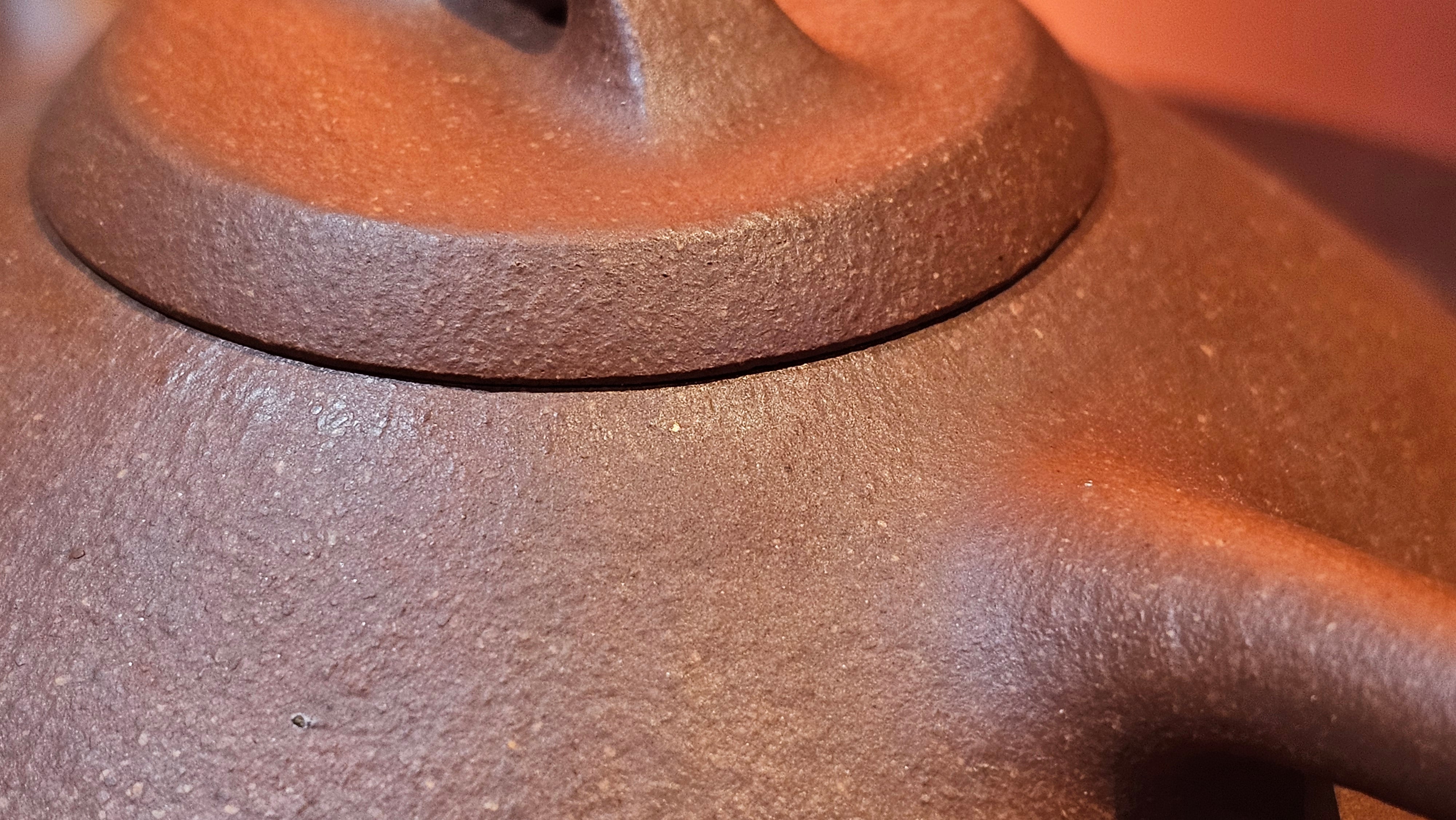 He Piao 合瓢, 151.0ml, Hong Jiang Po Ni 红降坡泥, by Craftsman Chen Gui Zhi 陈桂枝。(Red JiangPoNi is rarer than Yellow JiangPoNi, XiaoMeiYao ZhuNi & ZhaoZhuang ZhuNi) ~ Congratulations to Mr J.T., 0838hrs 20th June 2025, Chippendale, Australia 🇦🇺.