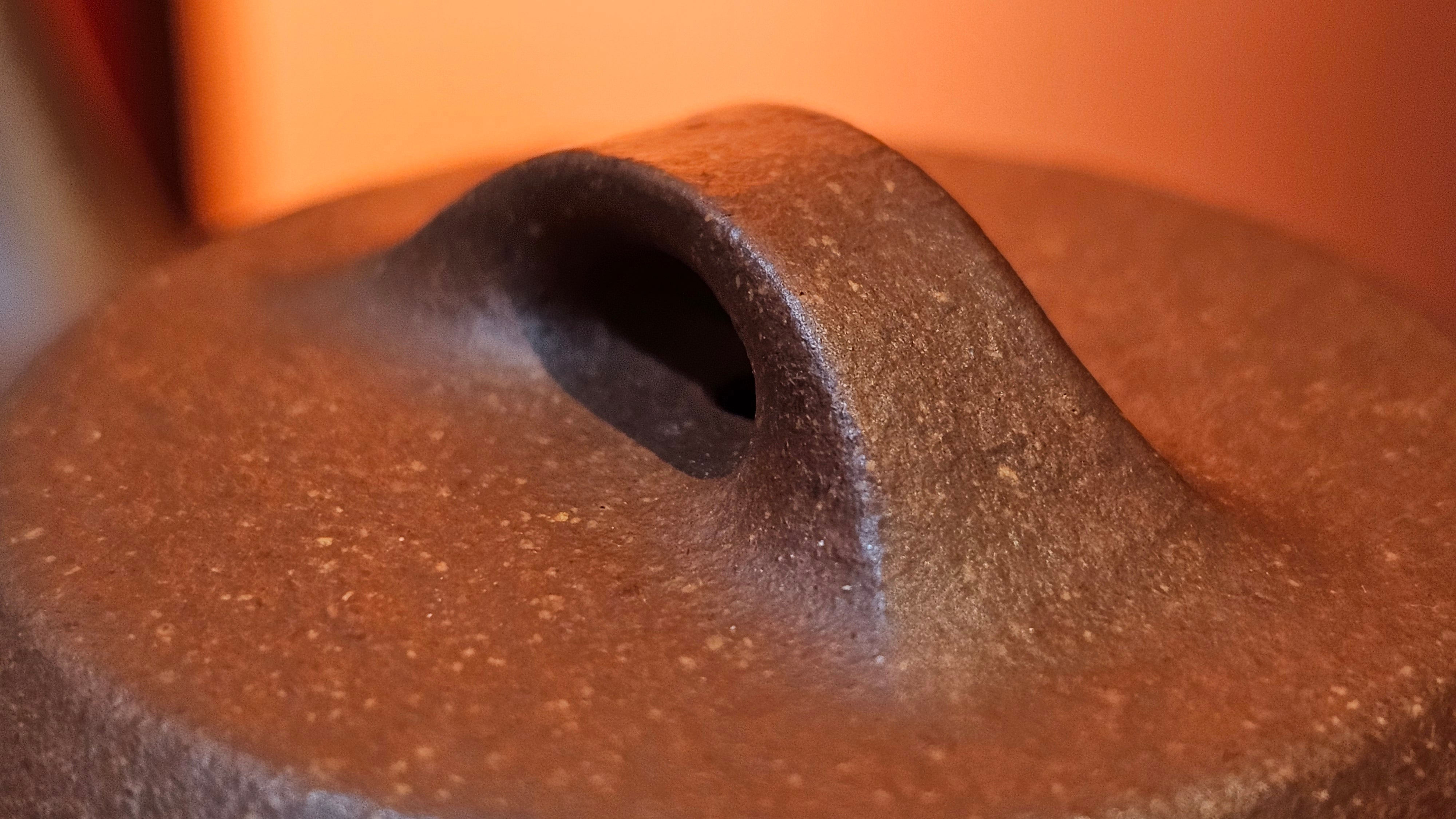 He Piao 合瓢, 151.0ml, Hong Jiang Po Ni 红降坡泥, by Craftsman Chen Gui Zhi 陈桂枝。(Red JiangPoNi is rarer than Yellow JiangPoNi, XiaoMeiYao ZhuNi & ZhaoZhuang ZhuNi) ~ Congratulations to Mr J.T., 0838hrs 20th June 2025, Chippendale, Australia 🇦🇺.