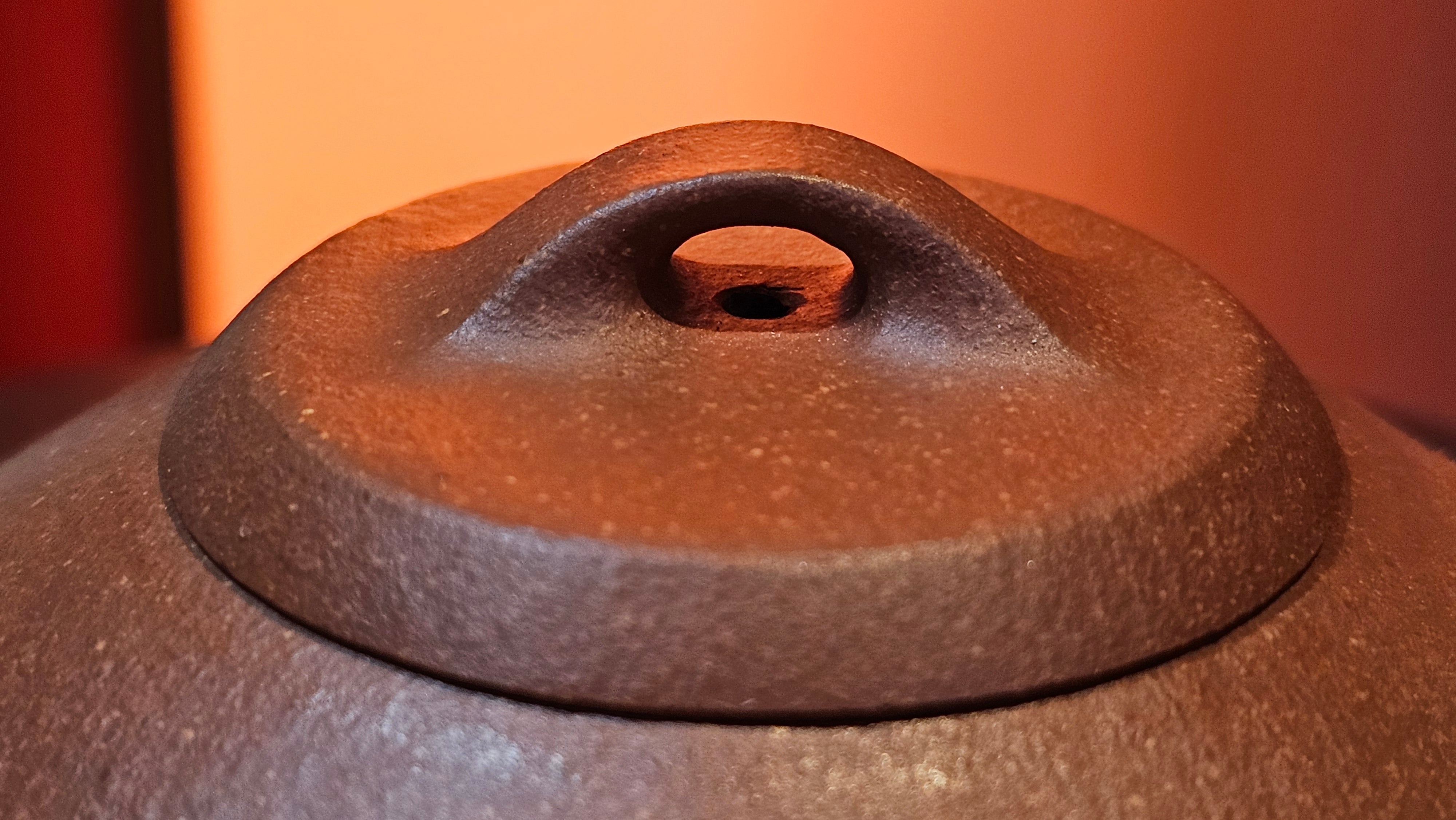 He Piao 合瓢, 151.0ml, Hong Jiang Po Ni 红降坡泥, by Craftsman Chen Gui Zhi 陈桂枝。(Red JiangPoNi is rarer than Yellow JiangPoNi, XiaoMeiYao ZhuNi & ZhaoZhuang ZhuNi) ~ Congratulations to Mr J.T., 0838hrs 20th June 2025, Chippendale, Australia 🇦🇺.