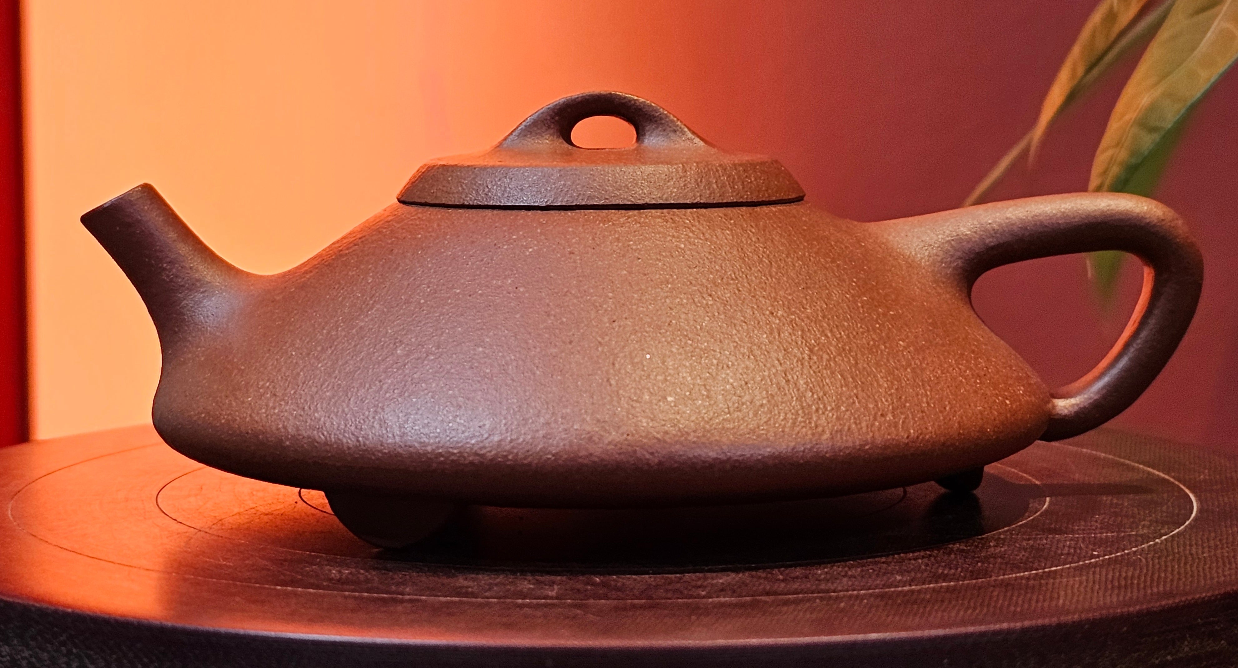 He Piao 合瓢, 151.0ml, Hong Jiang Po Ni 红降坡泥, by Craftsman Chen Gui Zhi 陈桂枝。(Red JiangPoNi is rarer than Yellow JiangPoNi, XiaoMeiYao ZhuNi & ZhaoZhuang ZhuNi) ~ Congratulations to Mr J.T., 0838hrs 20th June 2025, Chippendale, Australia 🇦🇺.